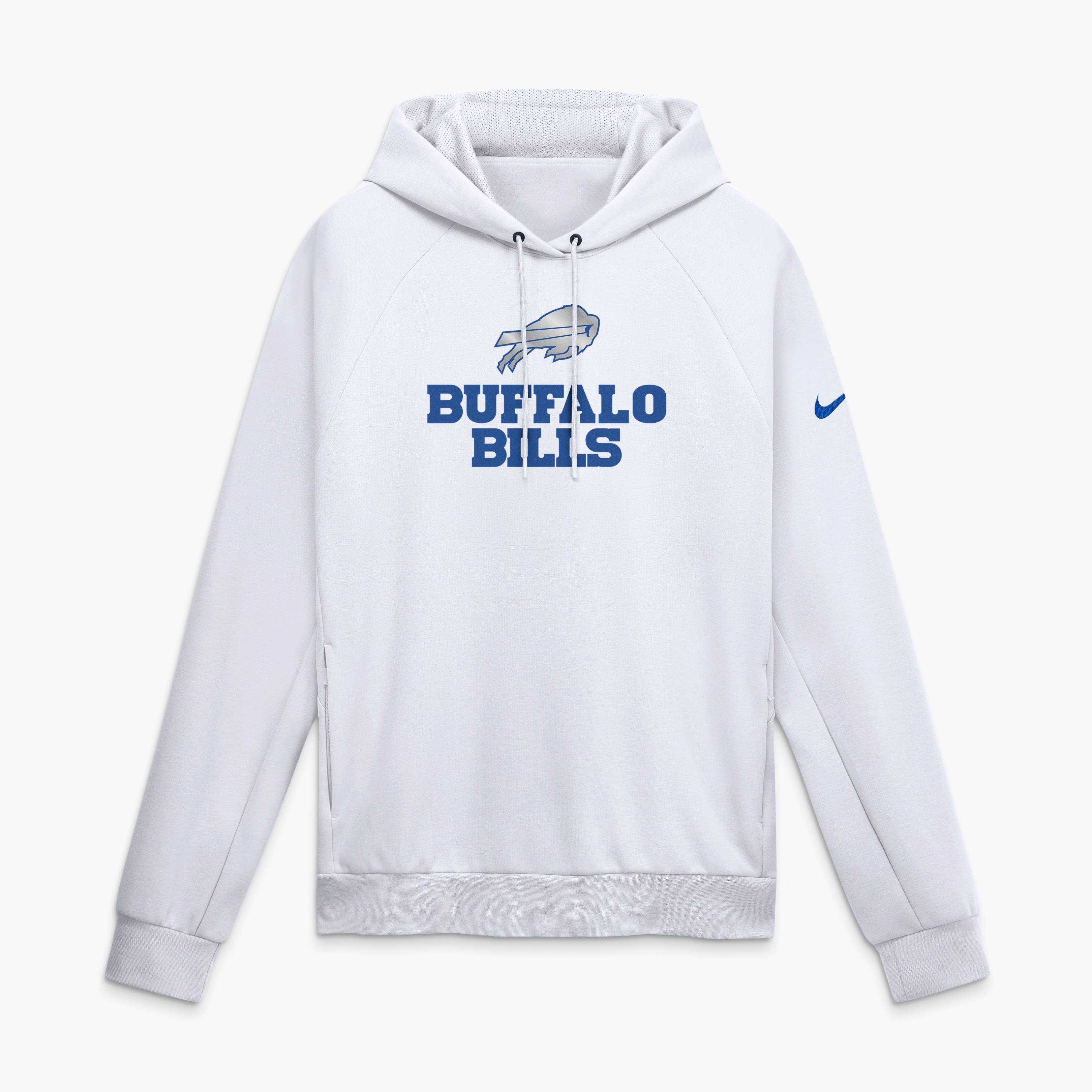 Men's Nike  White Buffalo Bills Rivalries Collection Dri-FIT Pullover Hoodie