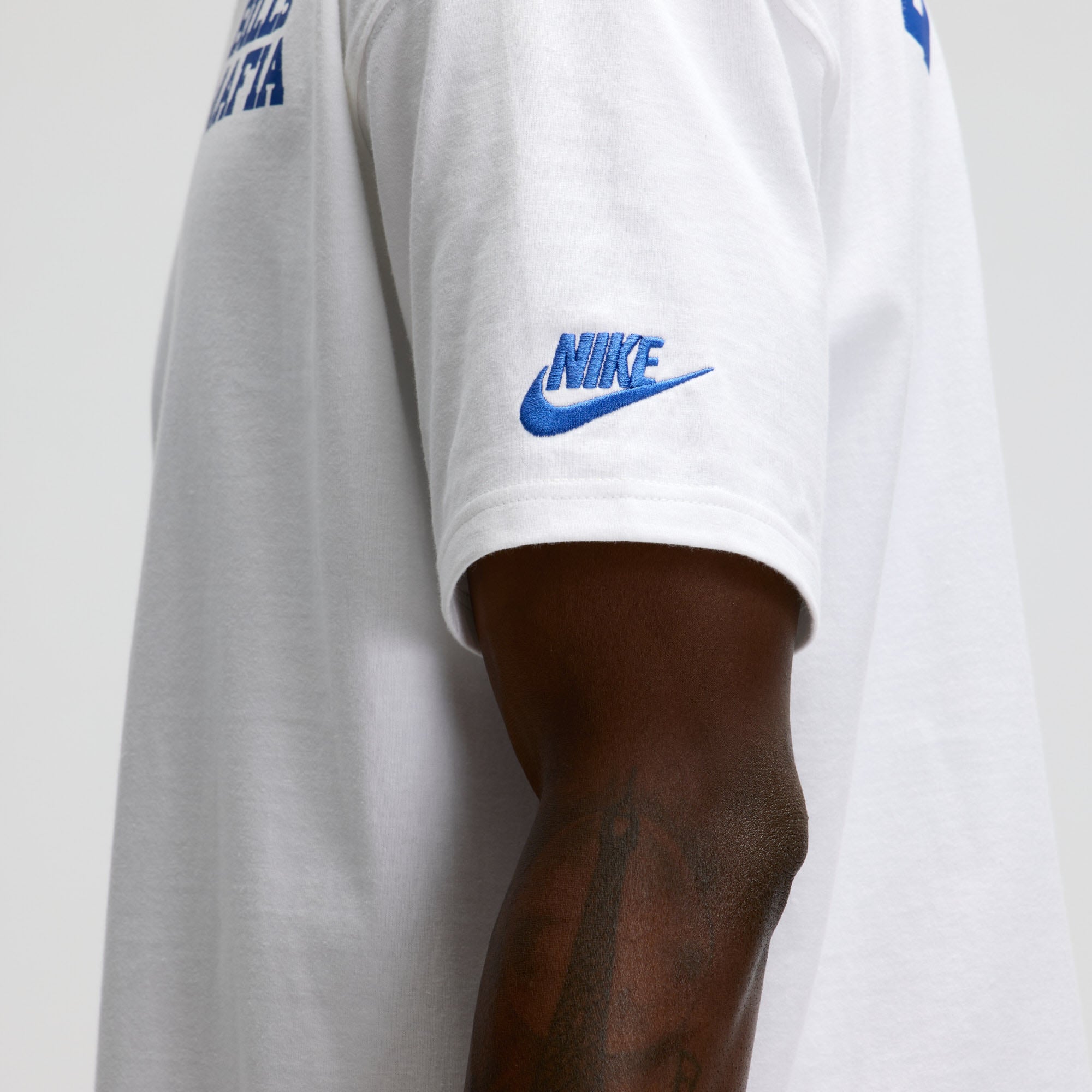 Men's Nike  White Buffalo Bills Rivalries Collection Essential Max90 T-Shirt