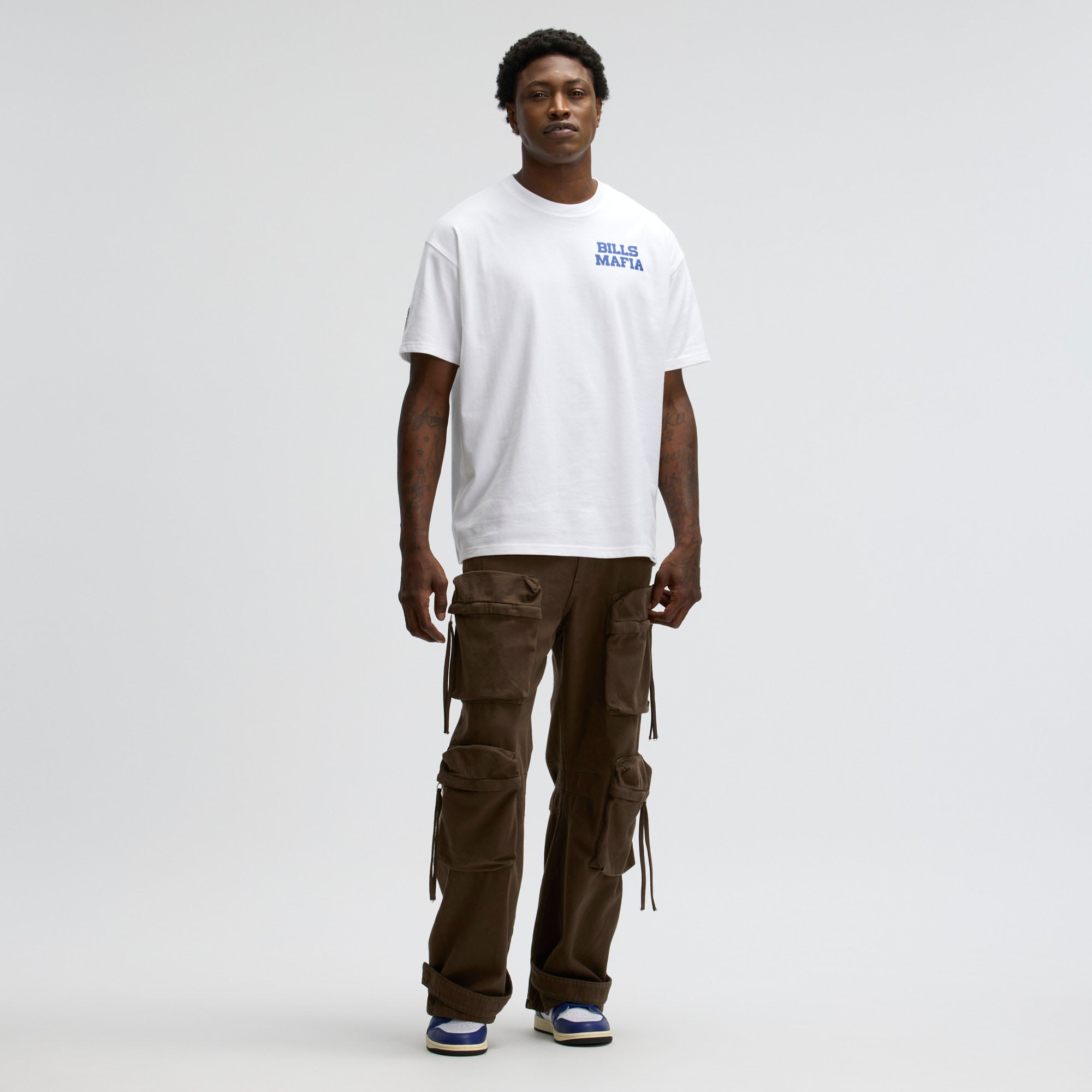 Men's Nike  White Buffalo Bills Rivalries Collection Essential Max90 T-Shirt