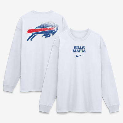  Buffalo Bills Nike Rivalries Collection Max90 Long Sleeve T-Shirt - White