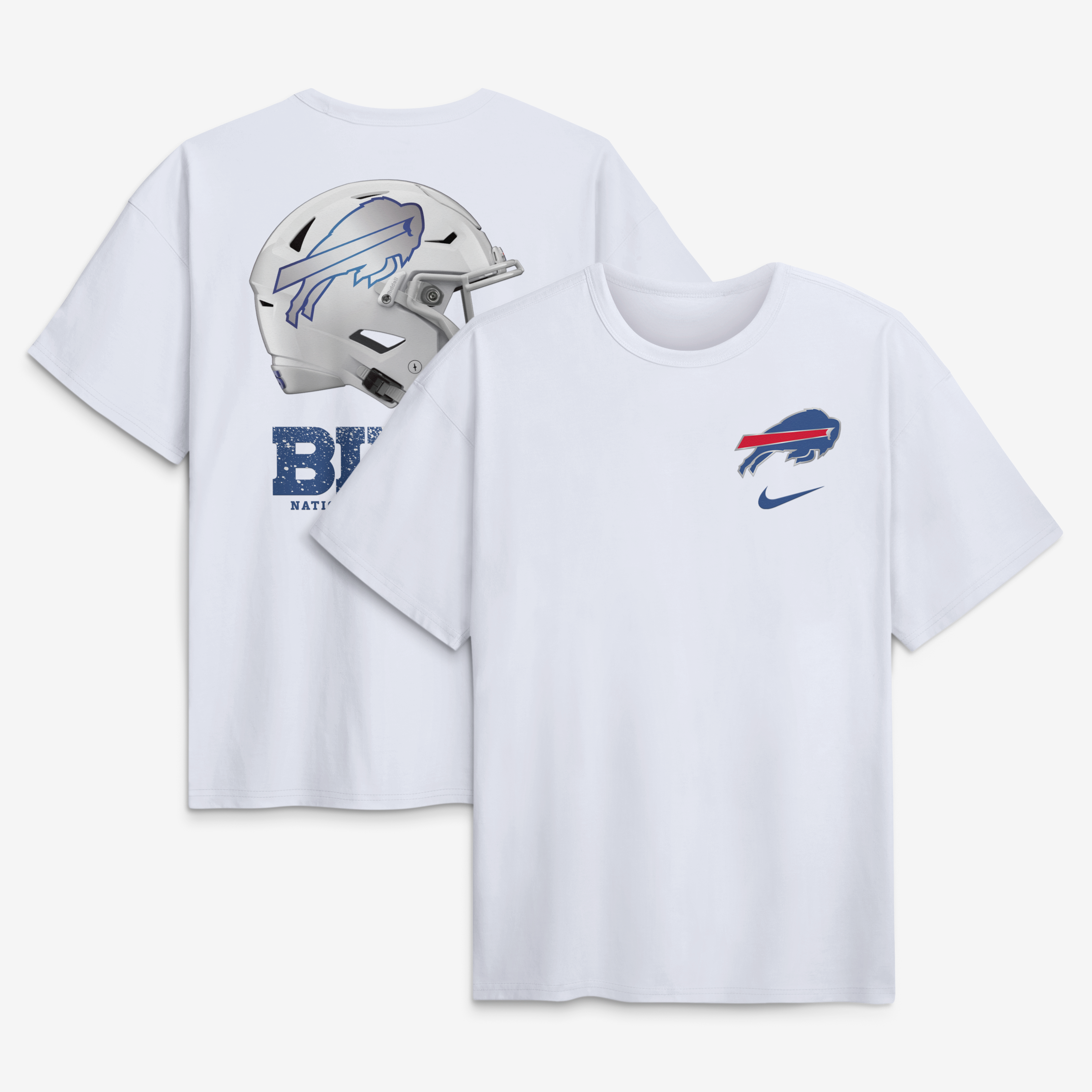 Men's Nike White Buffalo Bills Rivalries Collection Max90 T-Shirt