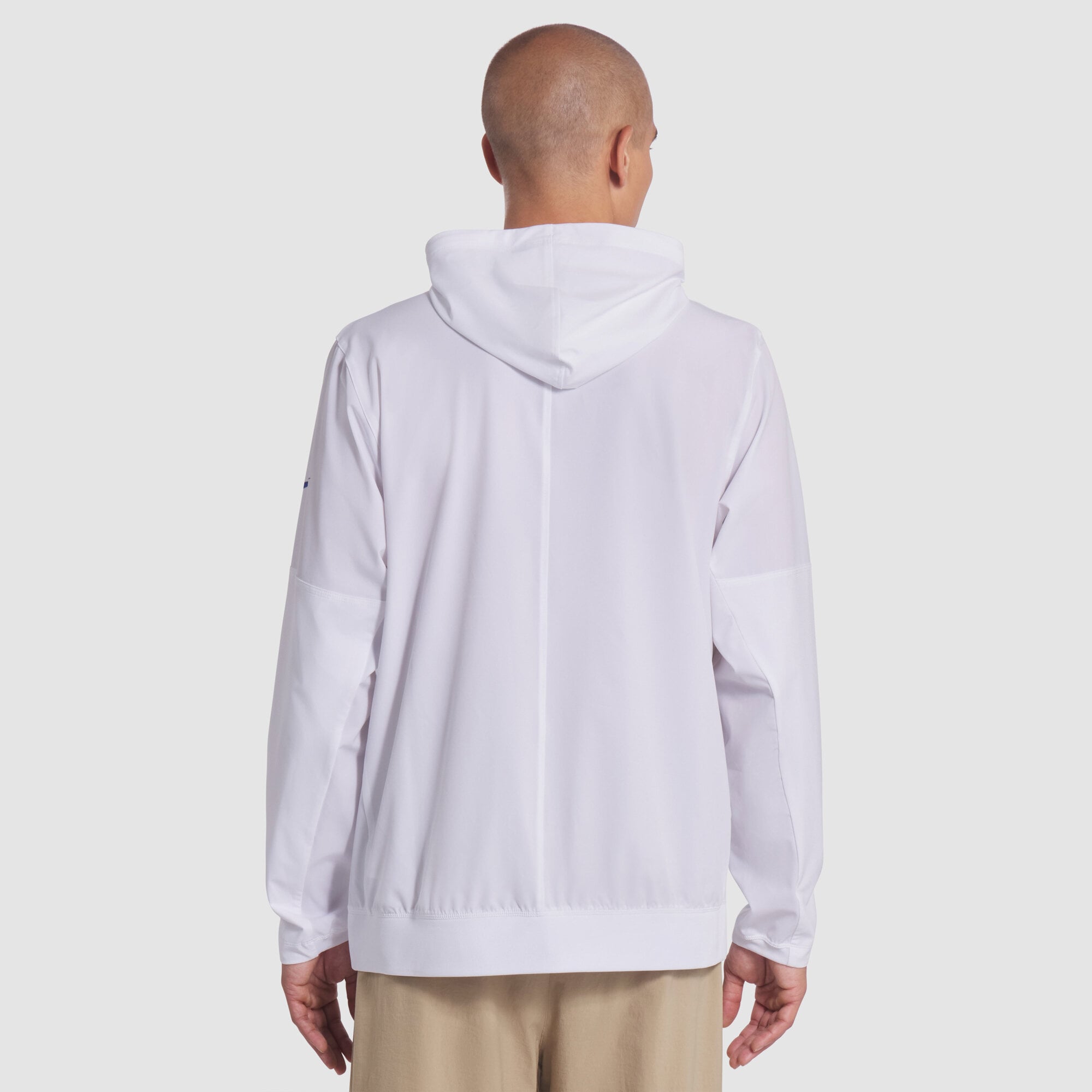 Men's Nike  White Buffalo Bills Rivalries Collection Sideline Anorak Half-Zip Hoodie Jacket