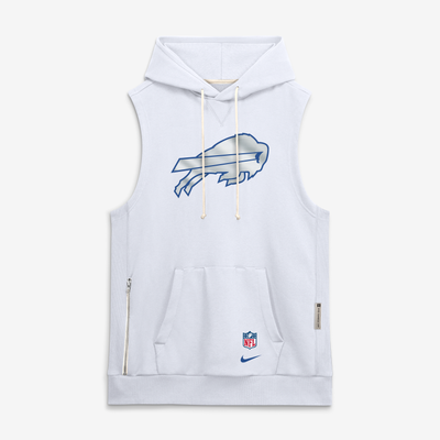  Buffalo Bills Nike Rivalries Collection Sideline Sleeveless Fleece Hoodie - White