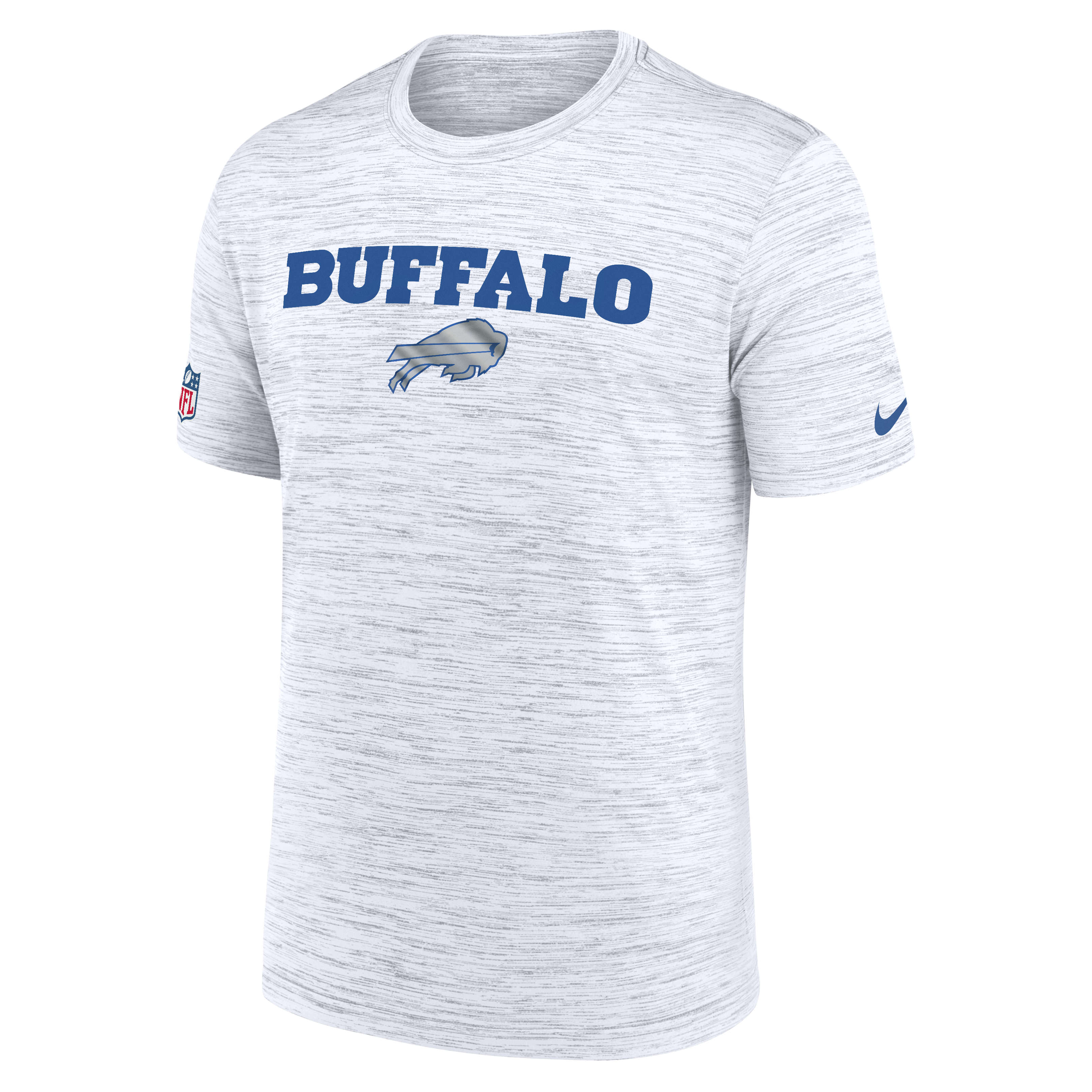 Men's Nike  White Buffalo Bills Rivalries Collection Sideline Velocity T-Shirt