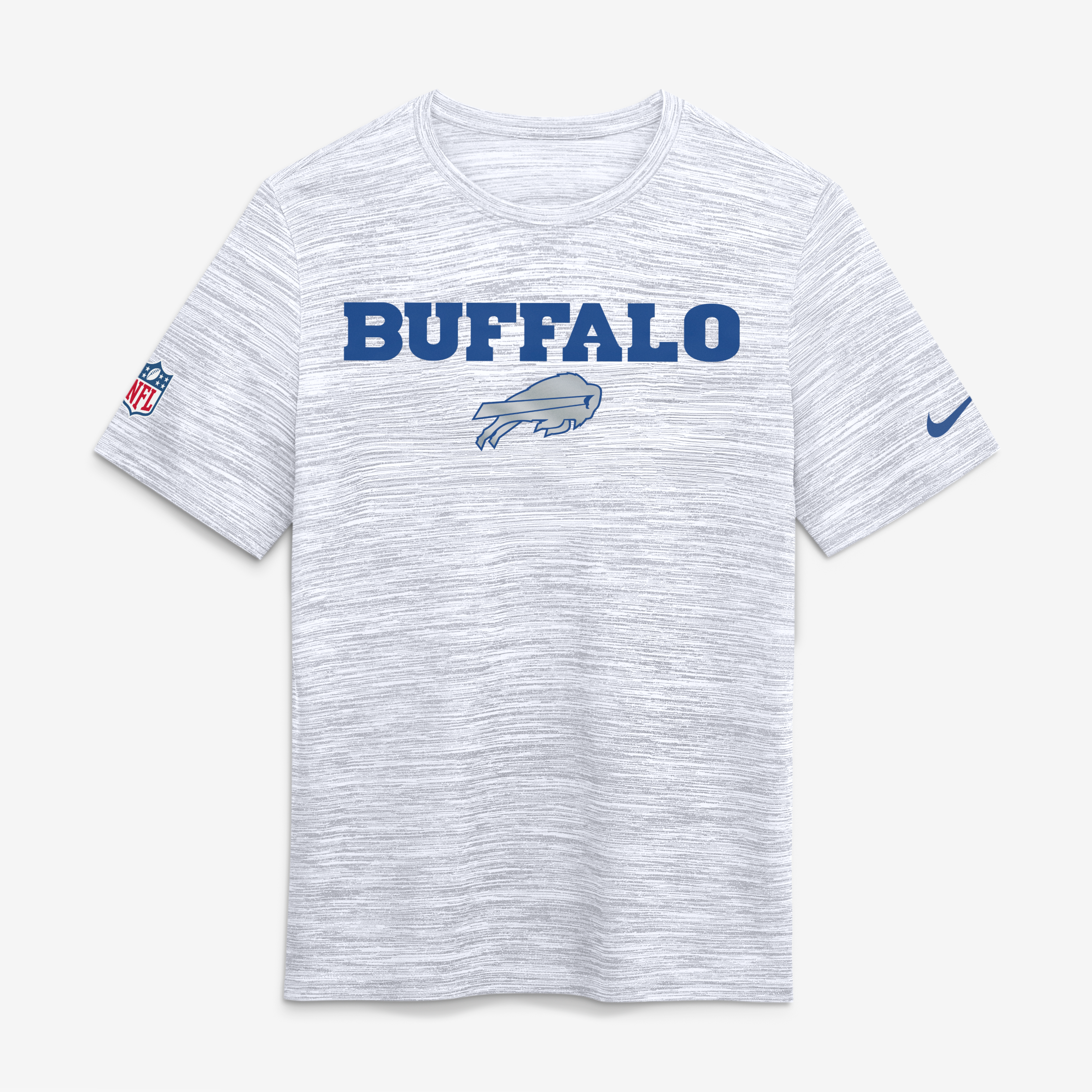 Men's Nike White Buffalo Bills Rivalries Collection Sideline Velocity T-Shirt