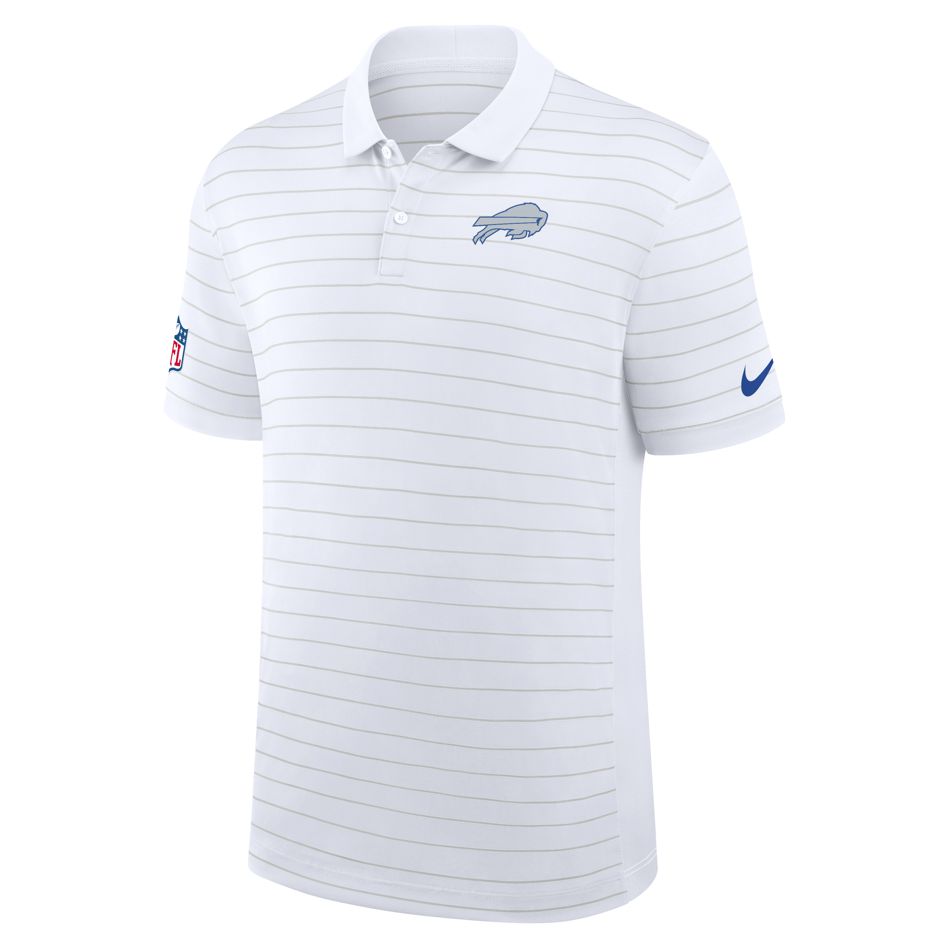 Men's Nike  White Buffalo Bills Rivalries Collection Sideline Victory Polo