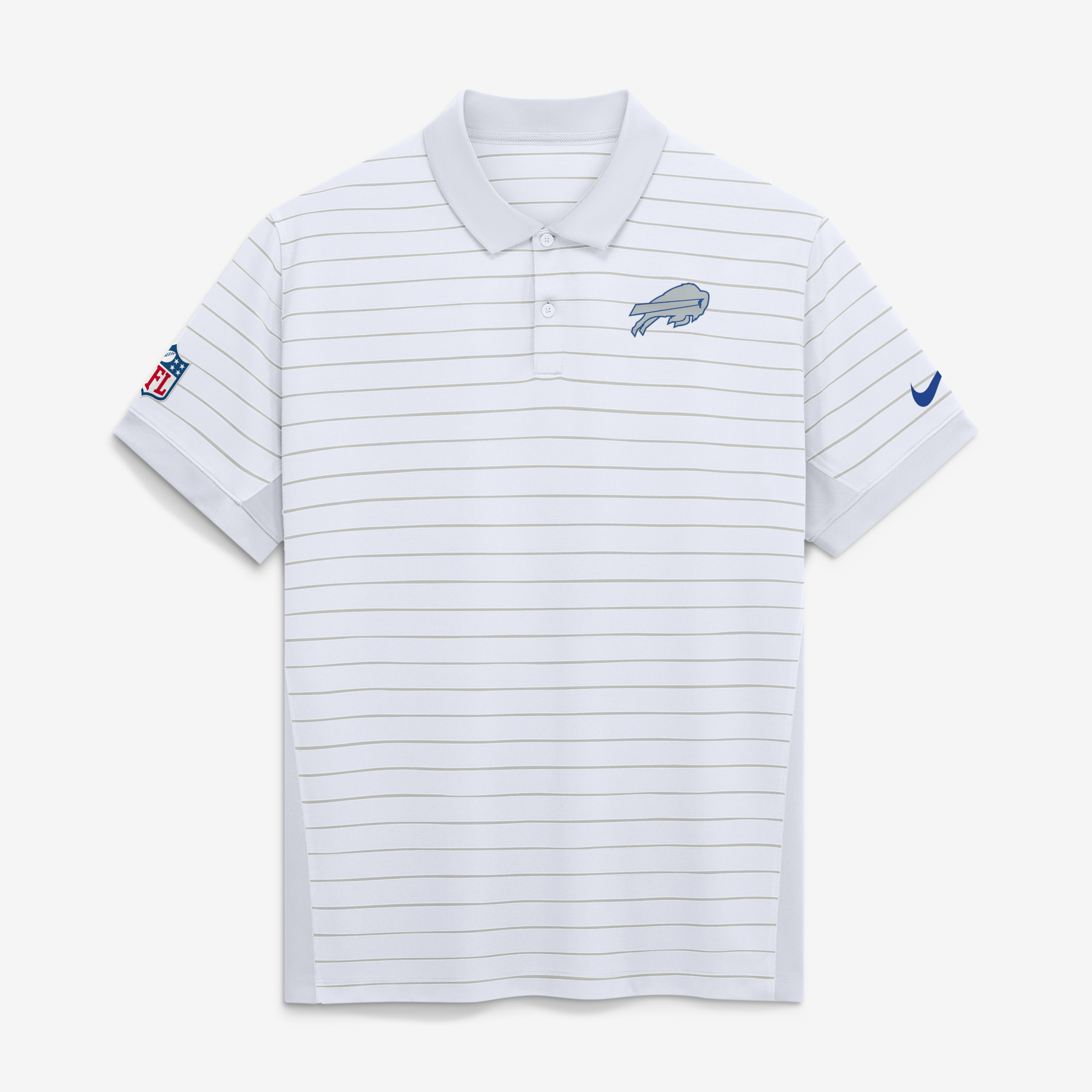 Men's Nike White Buffalo Bills Rivalries Collection Sideline Victory Polo