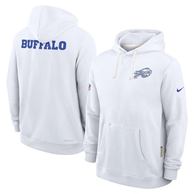  Buffalo Bills Nike Rivalries Collection Standard Issue Sideline Dri-FIT Hoodie - White