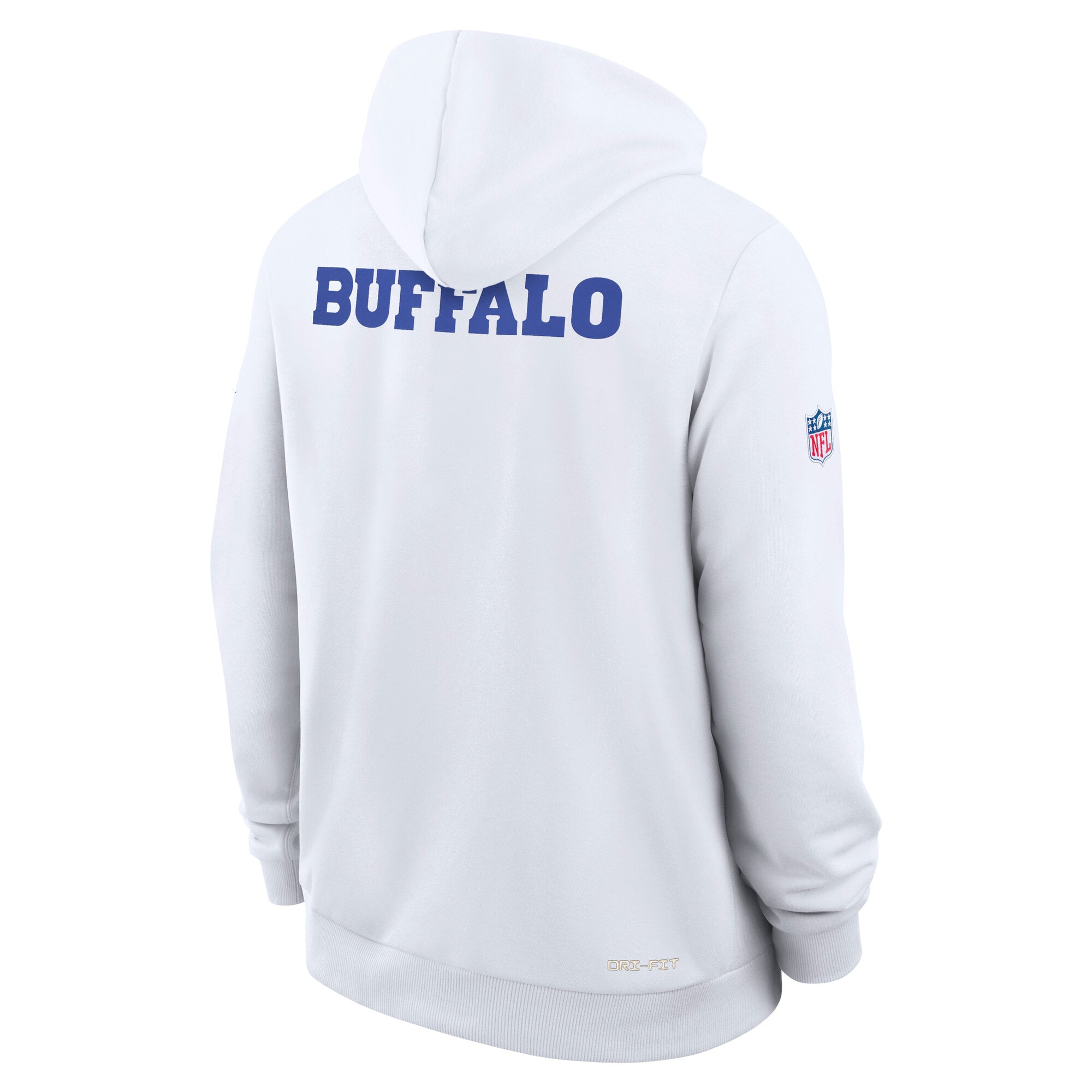 Men's Nike  White Buffalo Bills Rivalries Collection Standard Issue Sideline Dri-FIT Hoodie