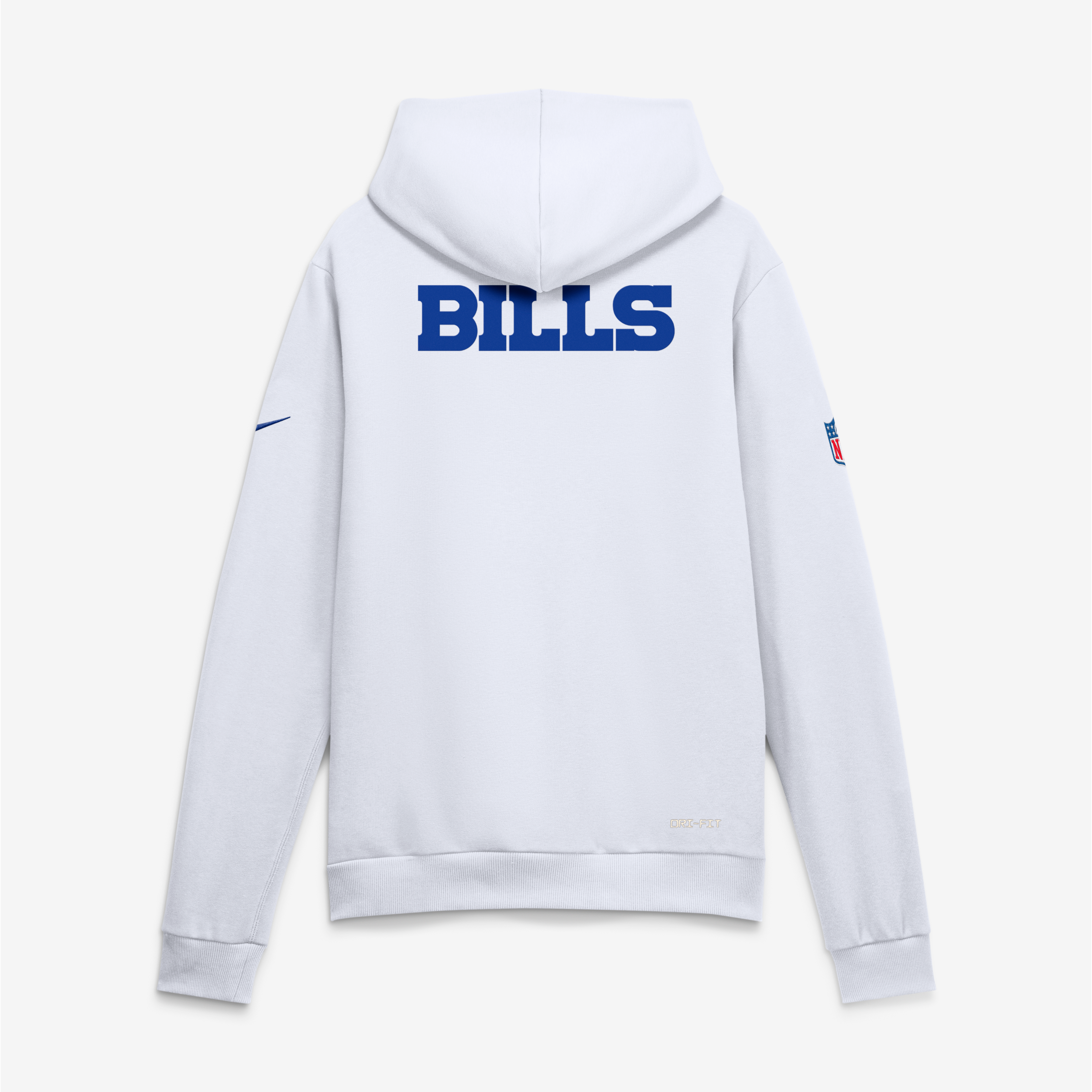Men's Nike  White Buffalo Bills Rivalries Collection Standard Issue Sideline Pullover Hoodie