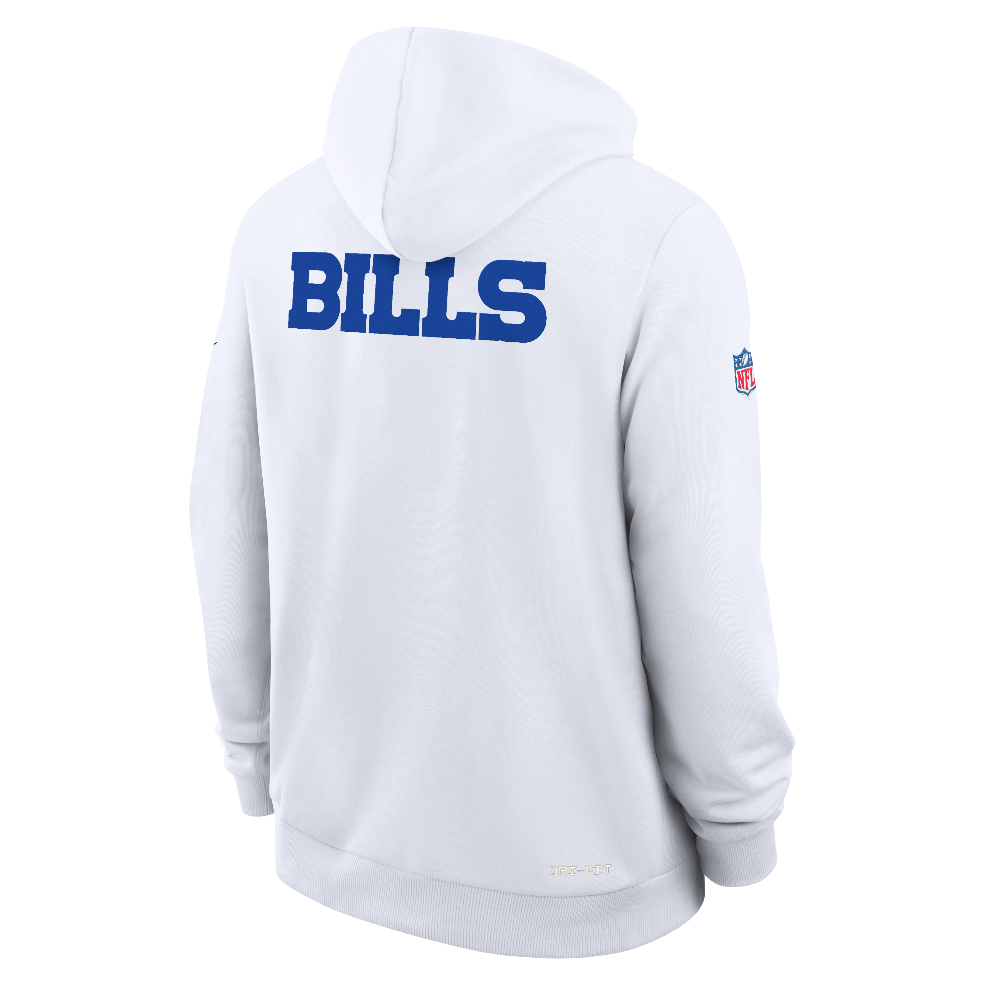 Men's Nike  White Buffalo Bills Rivalries Collection Standard Issue Sideline Pullover Hoodie