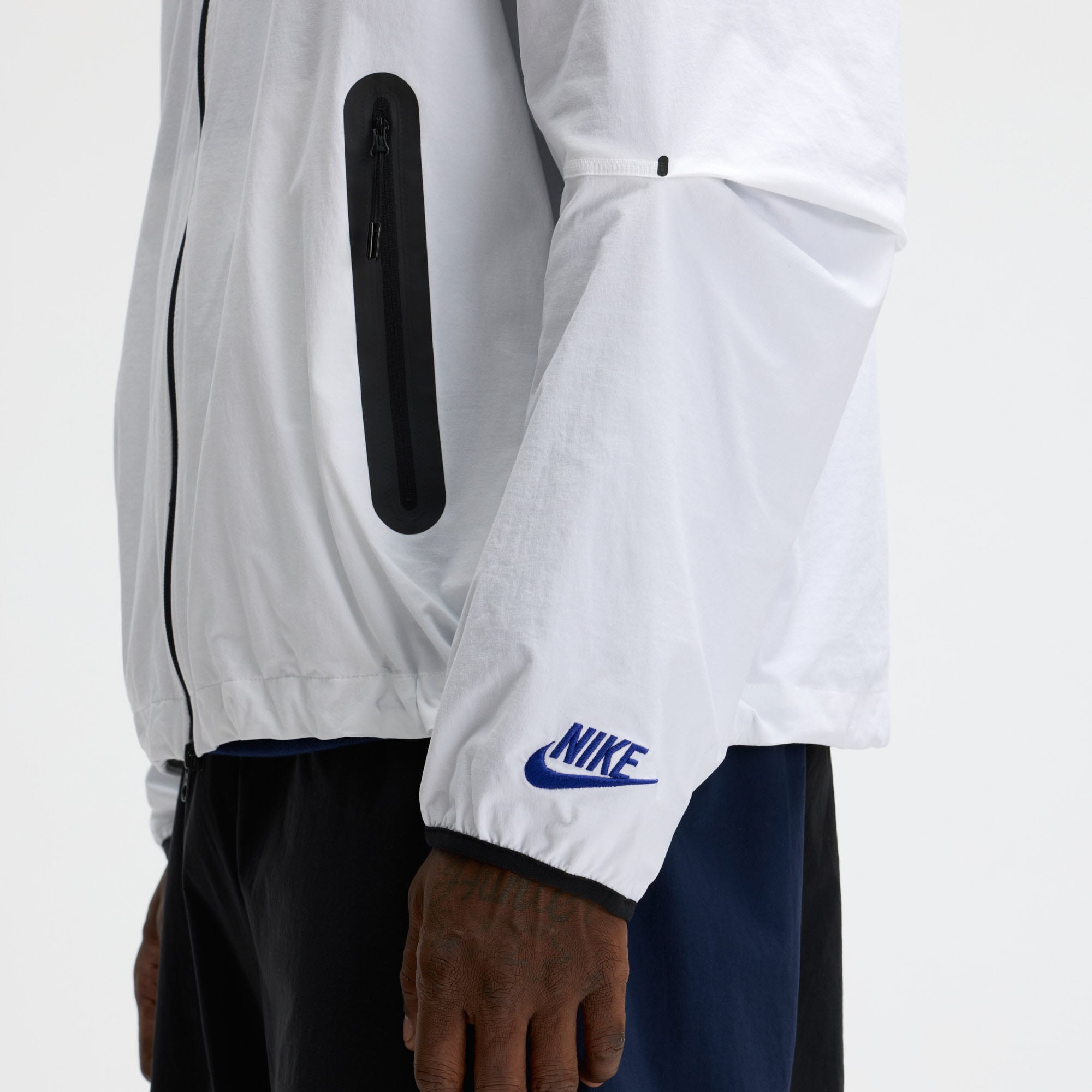 Men's Nike White Buffalo Bills Rivalries Collection Tech Raglan Full-Zip Jacket