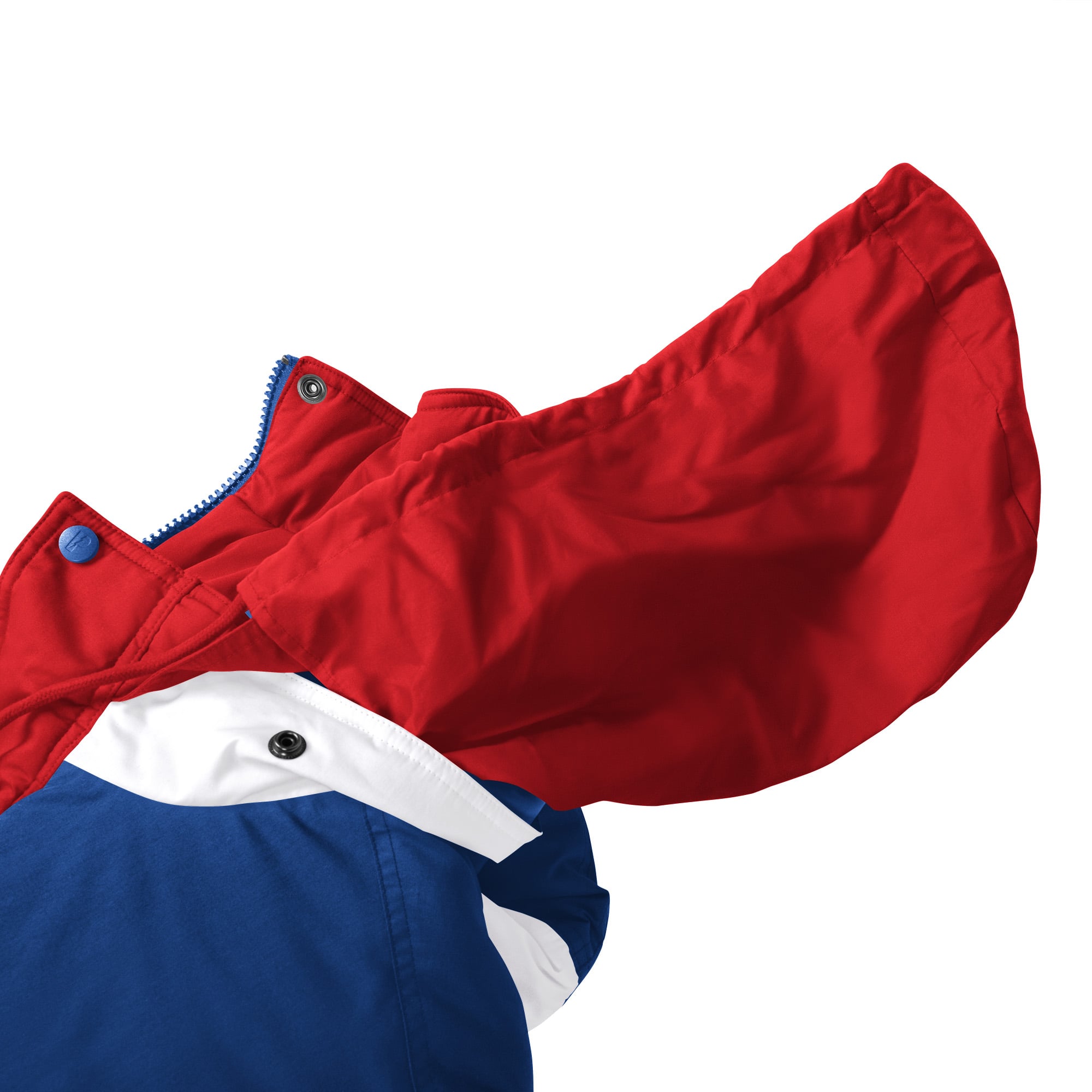 Men's Pro Player Royal/Red Buffalo Bills Tape Full-Zip Hooded Jacket