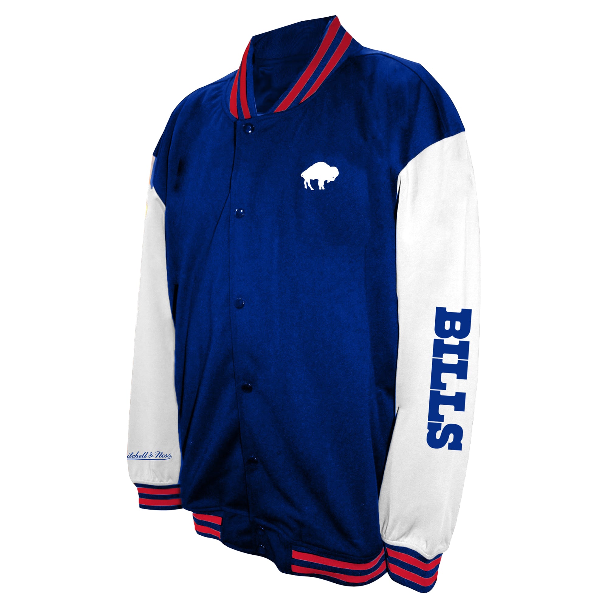 Men's Profile Royal Buffalo Bills Big & Tall Full-Snap Varsity Jacket