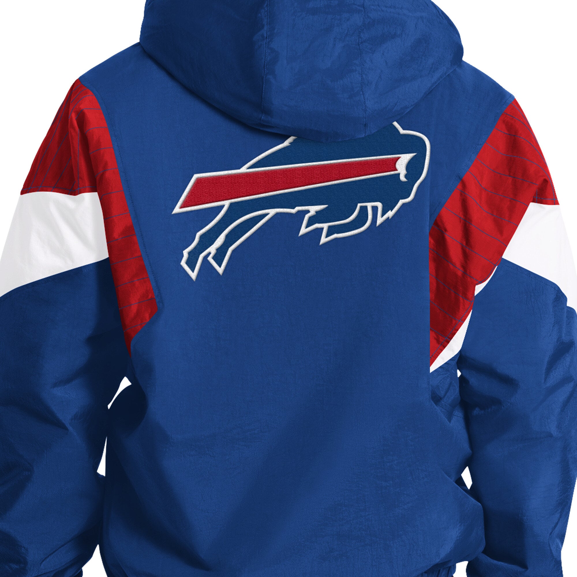 Veste à capuche demi-zip Starter Royal Buffalo Bills pour homme