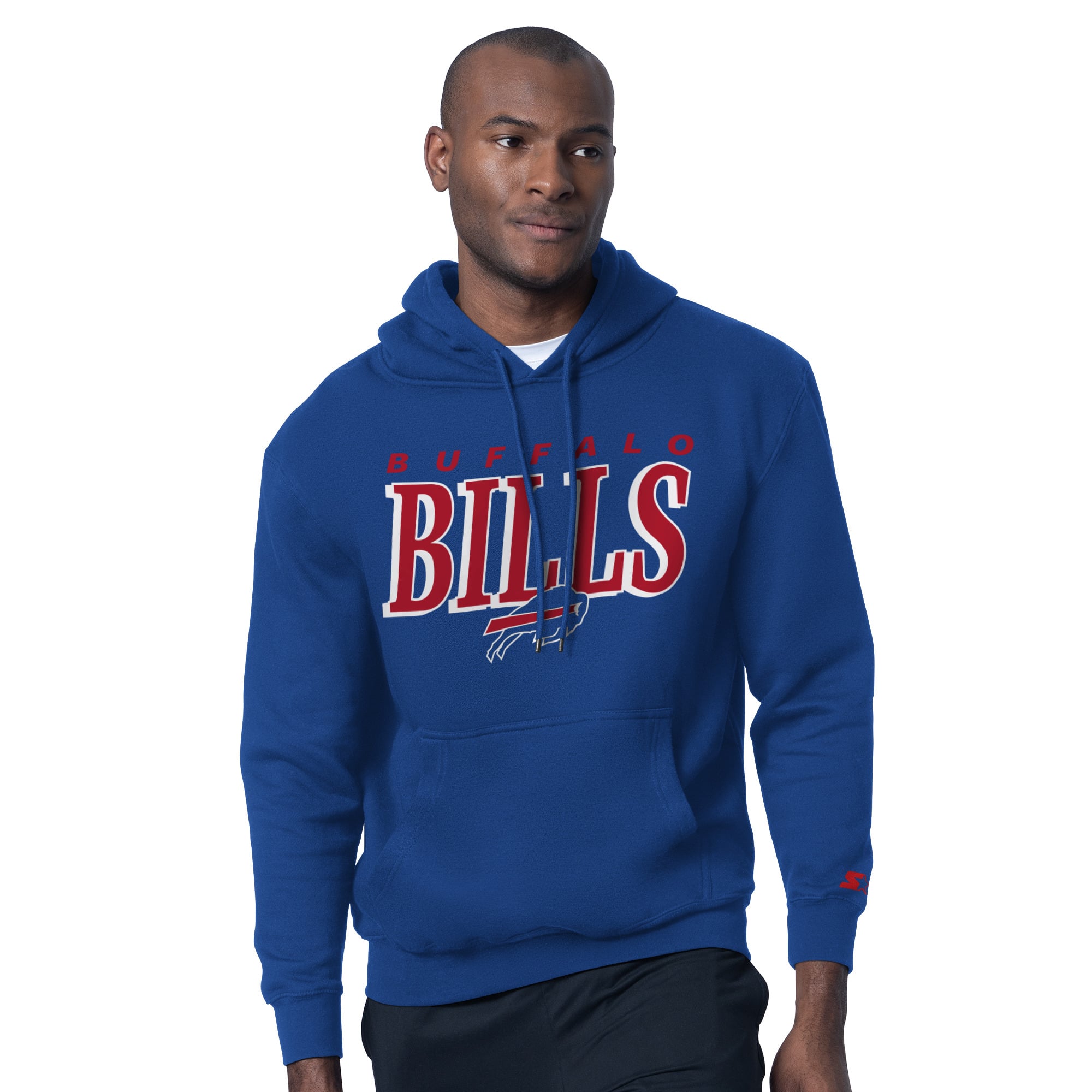 Ensemble t-shirt et sweat à capuche Starter Royal Buffalo Bills pour homme
