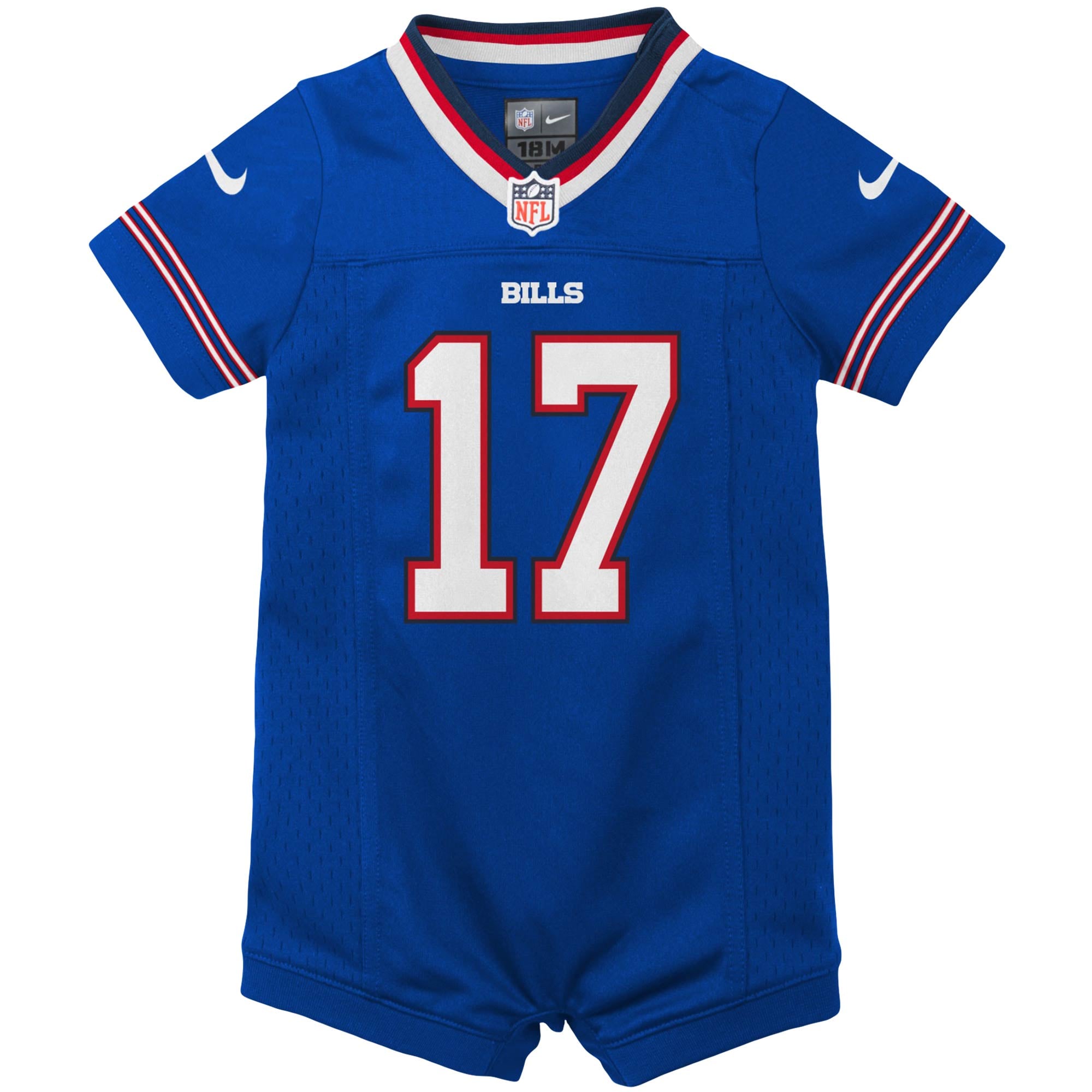 Newborn Nike Josh Allen Royal Buffalo Bills Romper Game Jersey
