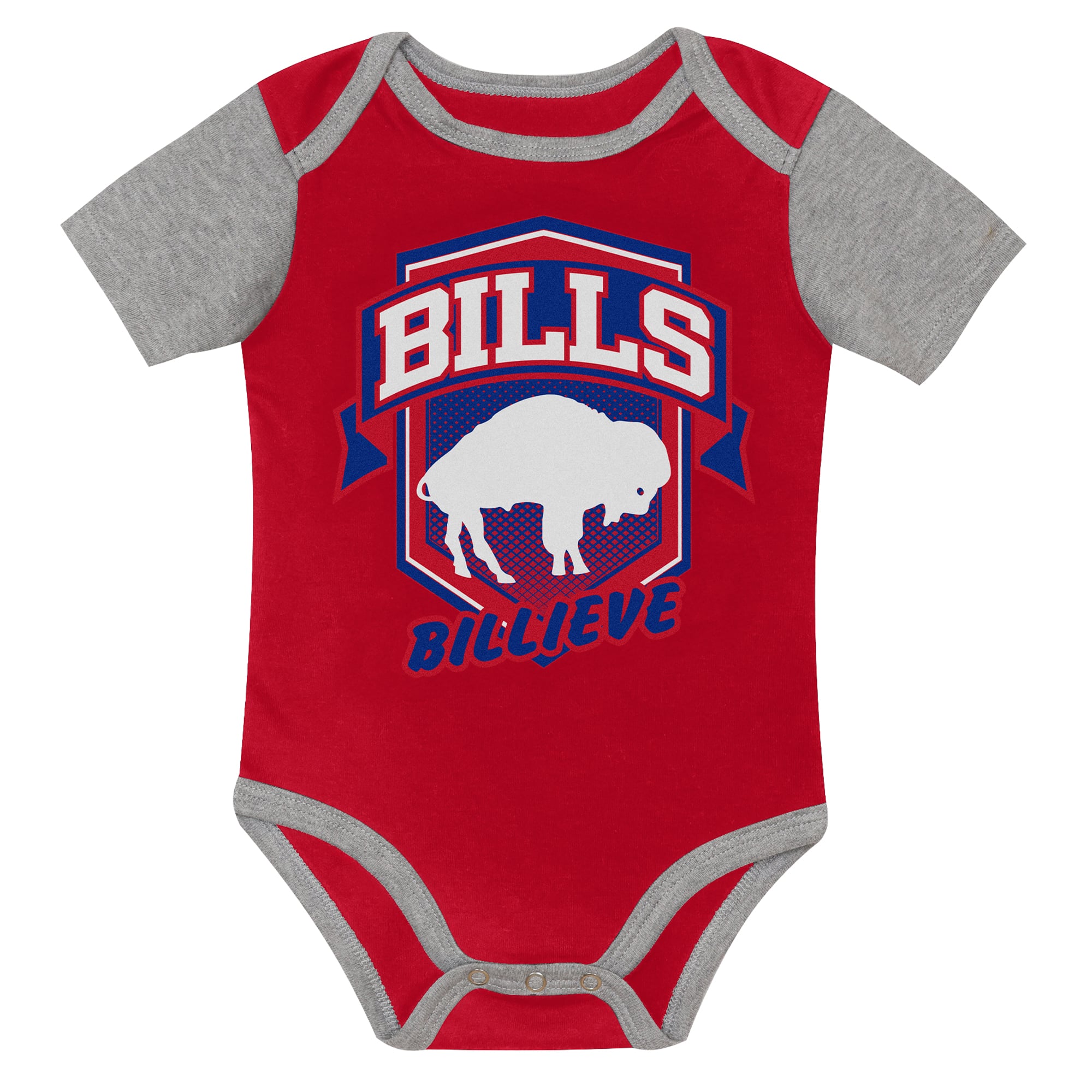 Ensemble de body trois pièces Outerstuff pour nouveau-né Buffalo Bills, premier choix la ronde