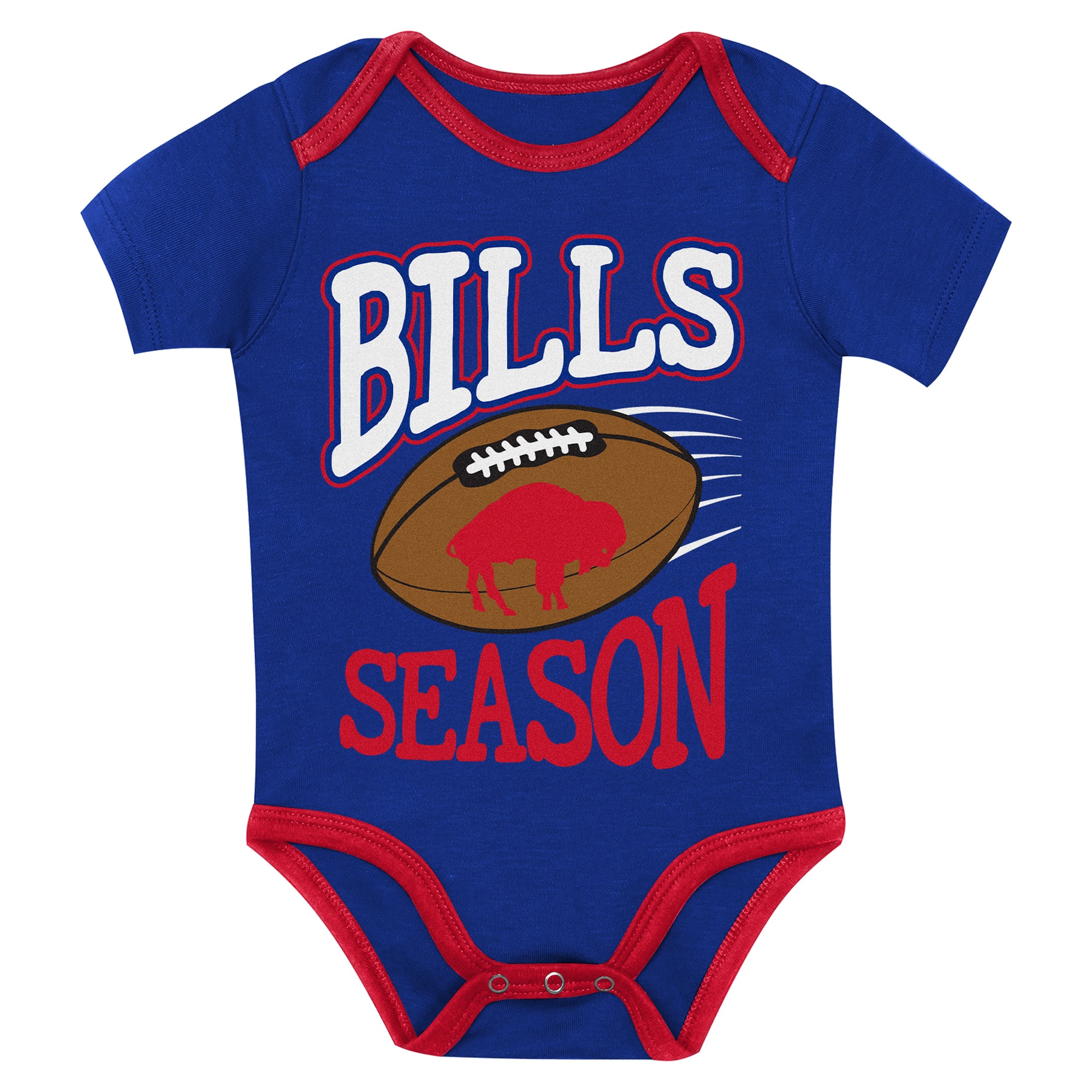 Ensemble de body trois pièces Outerstuff pour nouveau-né Buffalo Bills, premier choix la ronde