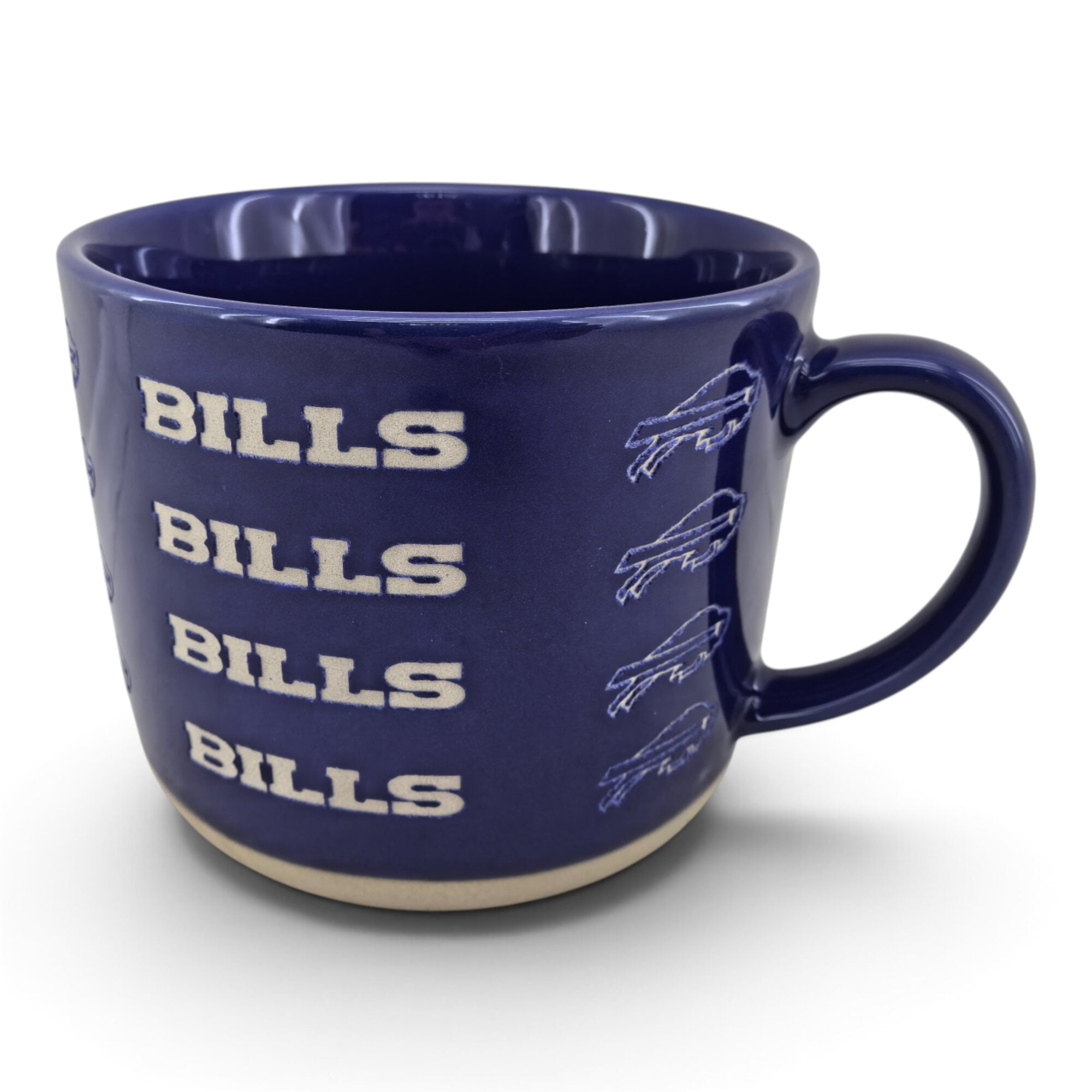 Mug Pegasus Buffalo Bills 17 oz, logo ton sur ton, finition sablée