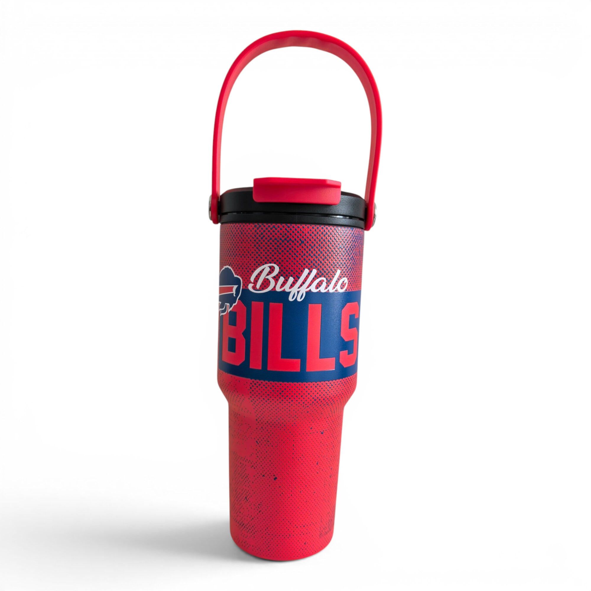 Gourde Pegasus Buffalo Bills 710 ml (24 oz) en acier inoxydable à dégradé moucheté et double bouchon
