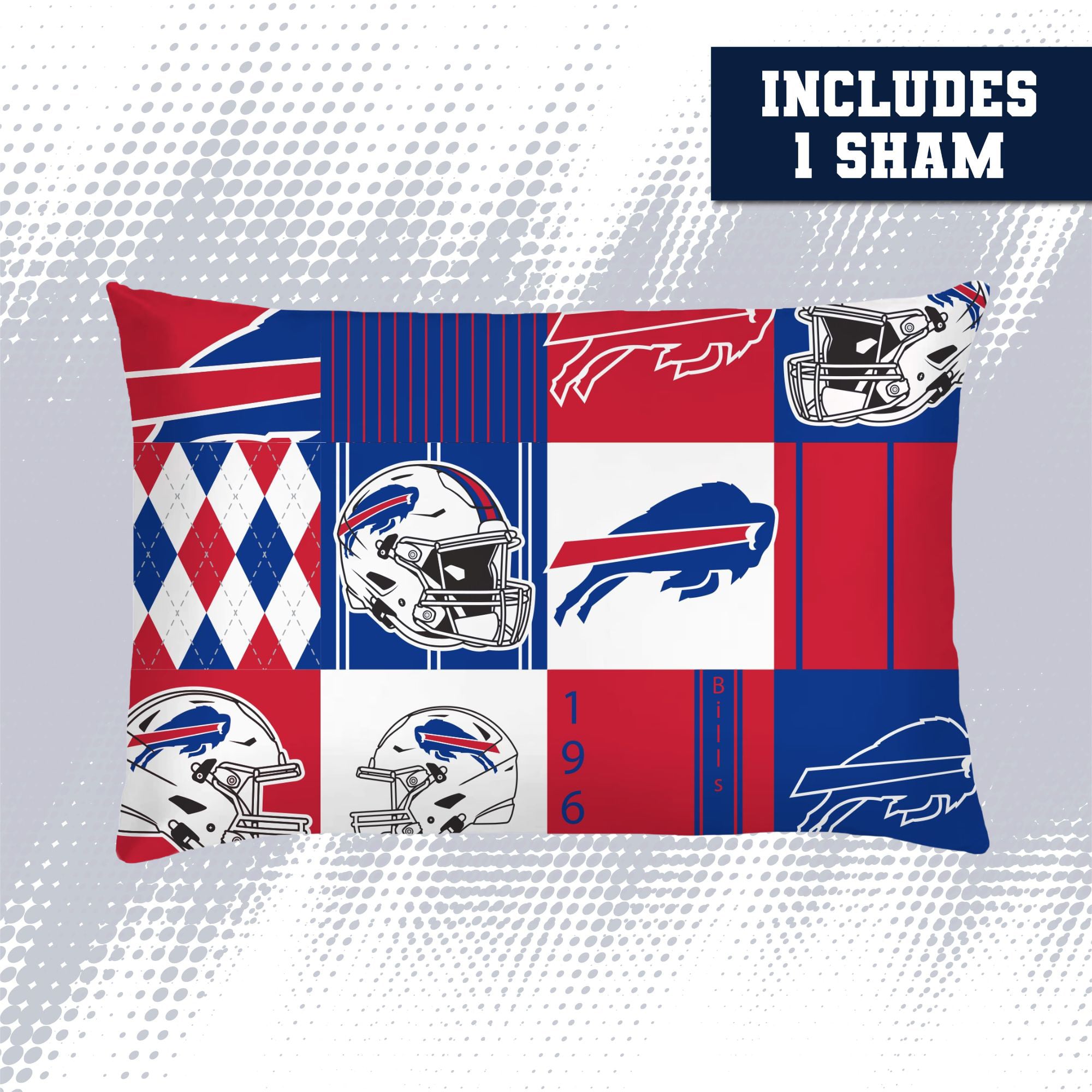 Pegasus Buffalo Bills Patchwork Plaid Two-Piece Twin/Twin XL Bed in a Bag Set