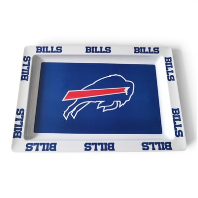 Buffalo Bills Pegasus Repeat Wordmark 22" x 15" Party Tray