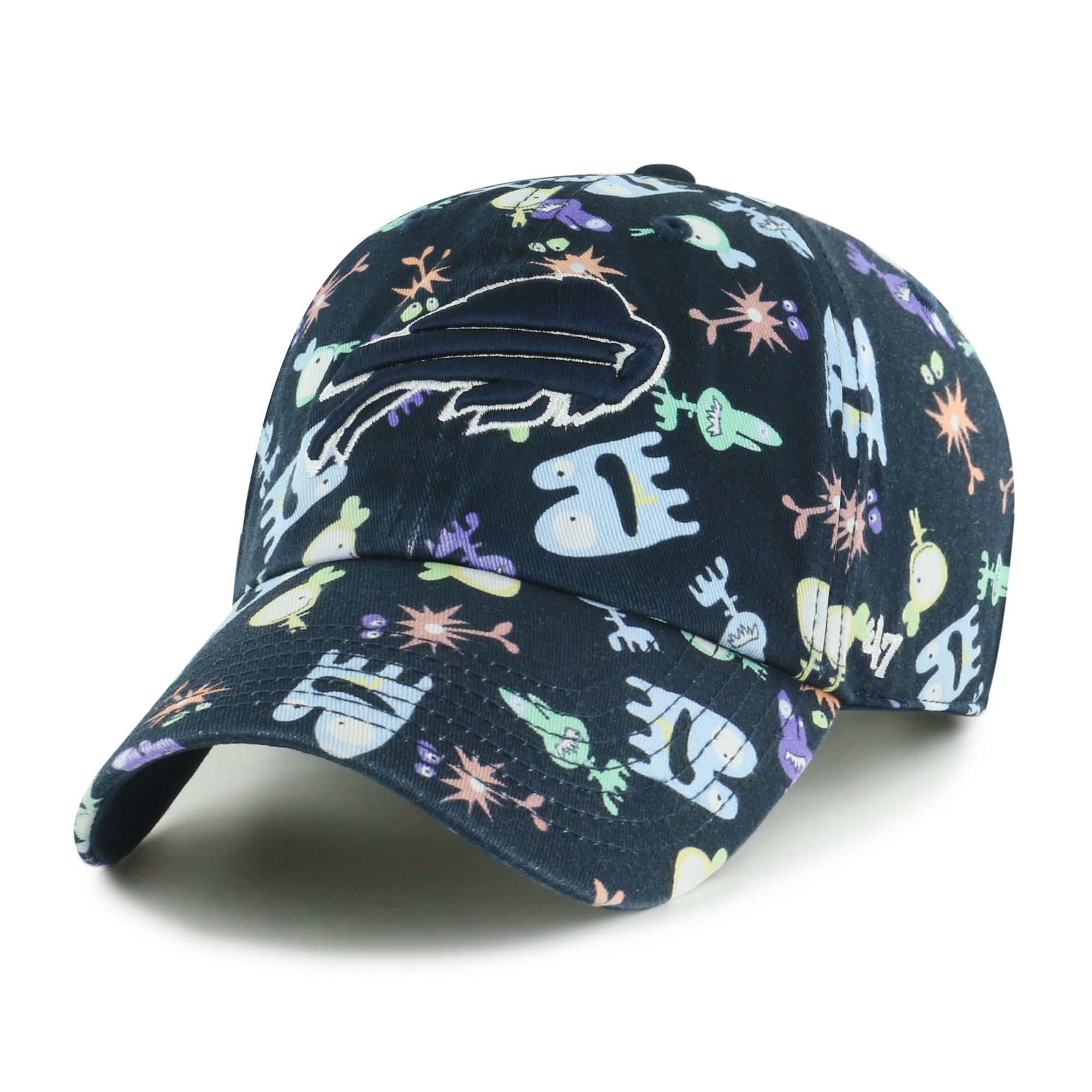 Casquette ajustable « Nettoyage des créatures spatiales » des Buffalo Bills de la marine américaine (modèle 1947) pour enfants d'âge préscolaire