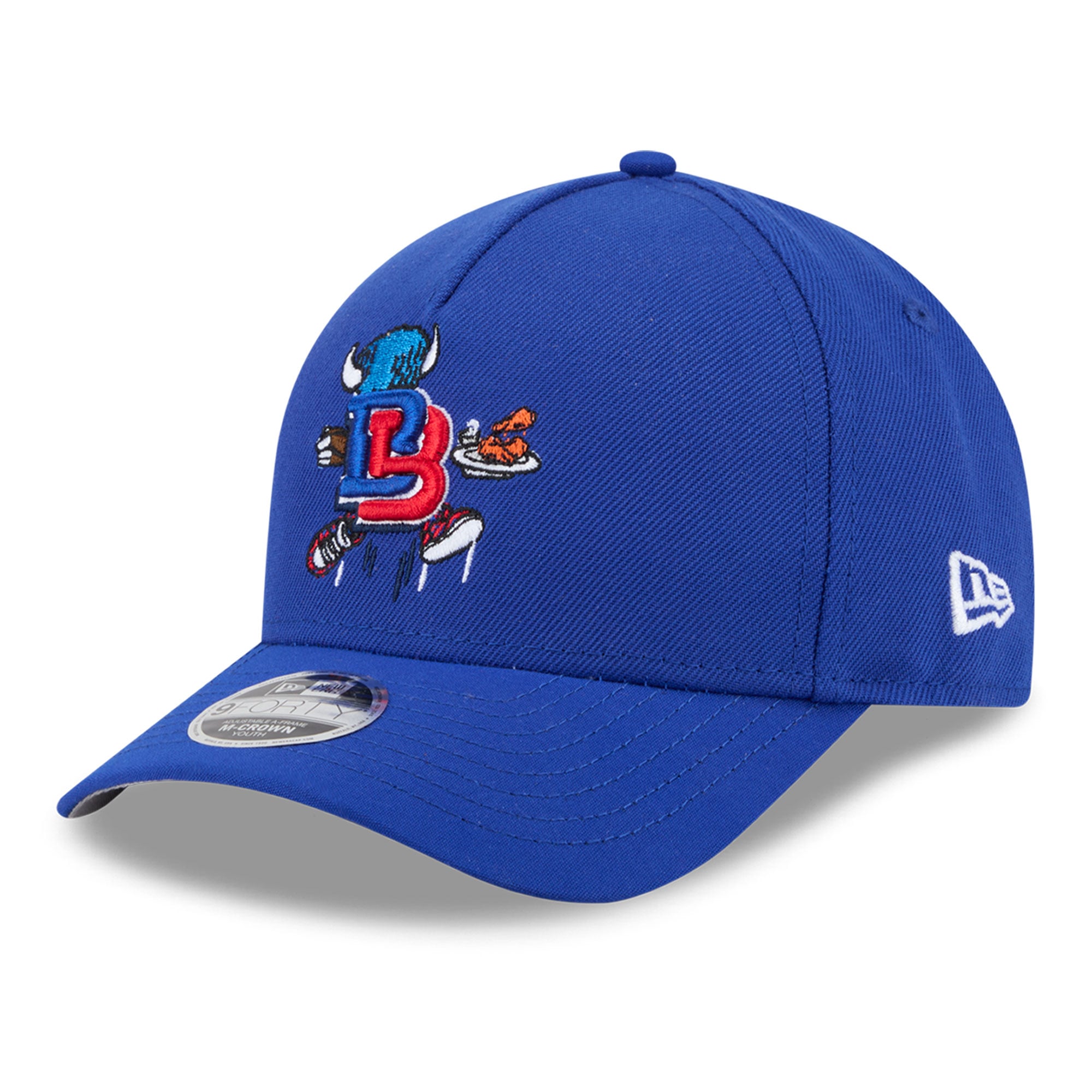 Casquette ajustable New Era Royal Buffalo Bills Cartoon 9FORTY M-Crown A-Frame pour enfants d'âge préscolaire