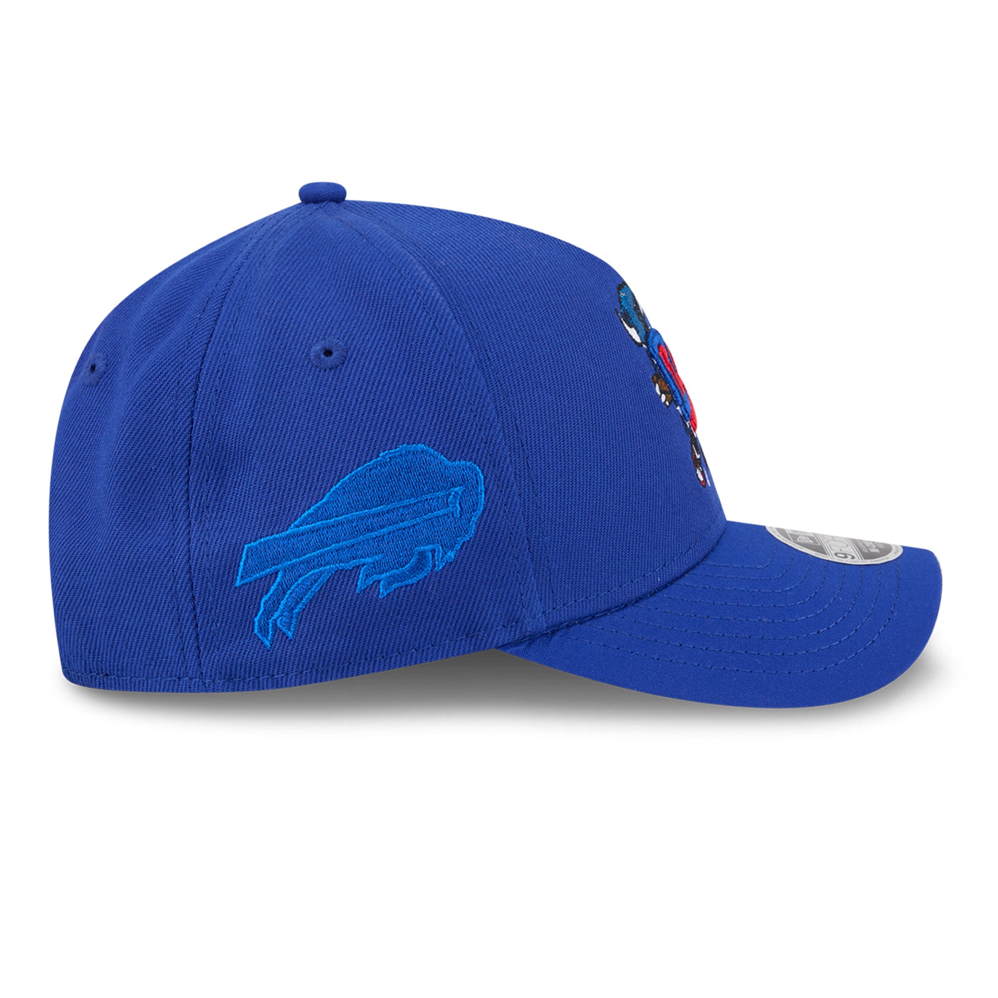 Casquette ajustable New Era Royal Buffalo Bills Cartoon 9FORTY M-Crown A-Frame pour enfants d'âge préscolaire