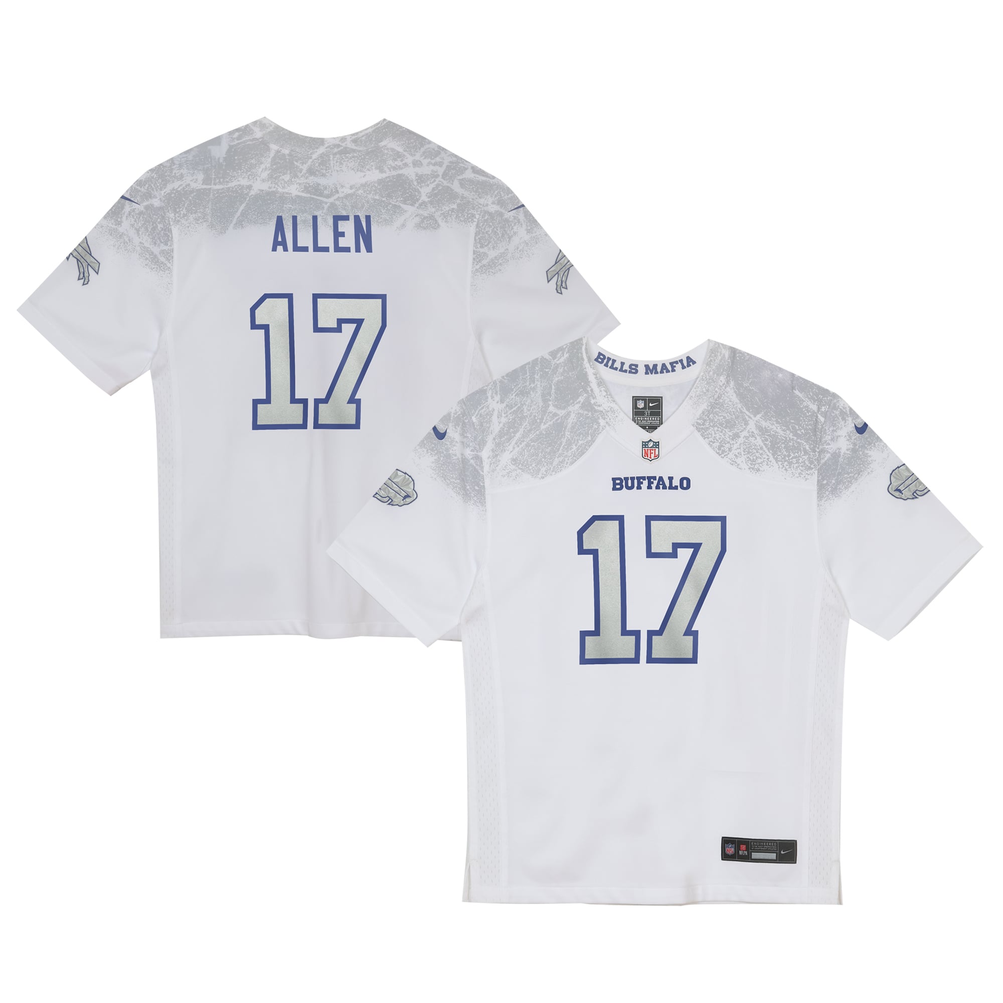 Preschool Nike Josh Allen White Buffalo Bills Rivalries Collection Game Jersey