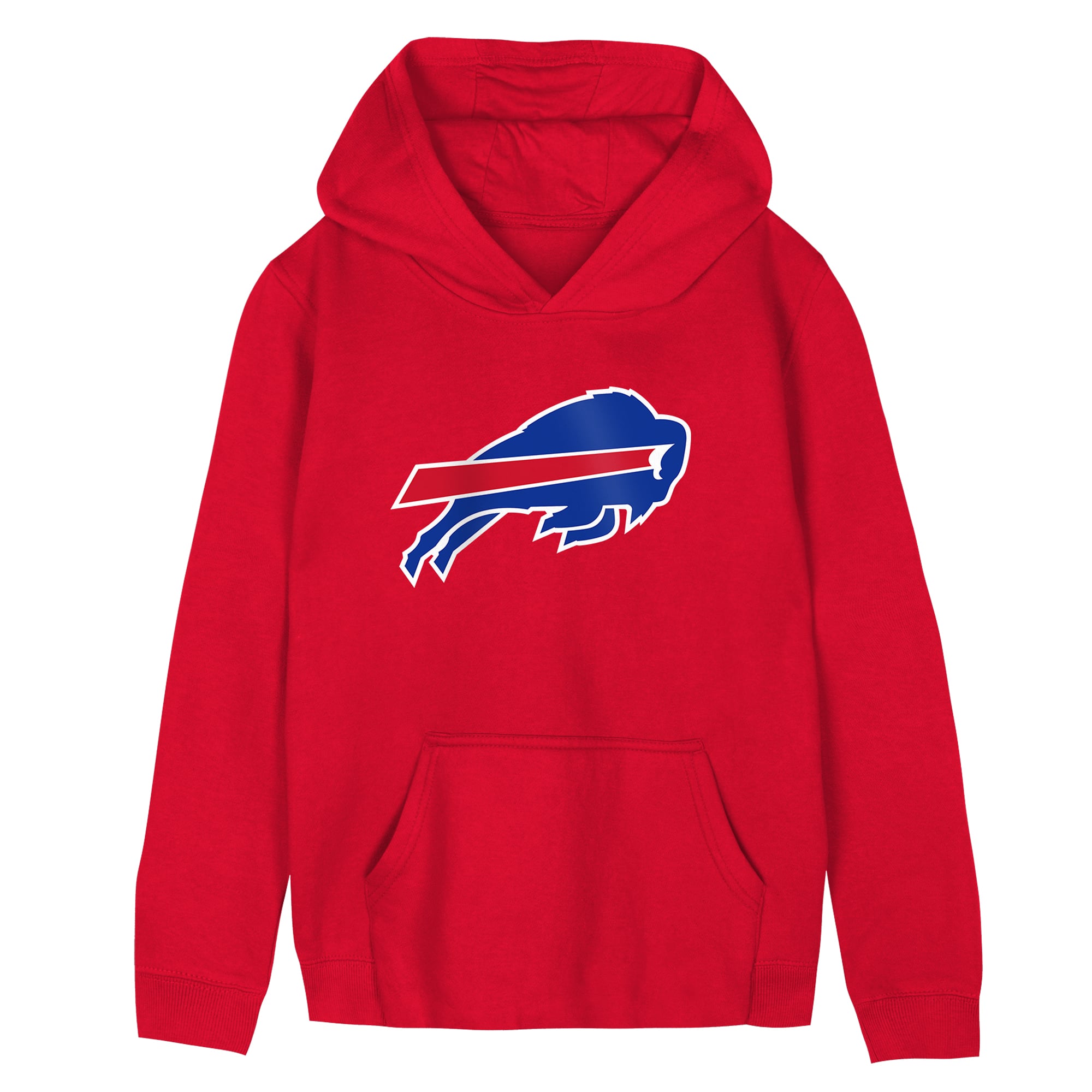 Preschool Outerstuff Red Buffalo Bills Primary Logo Fleece Hoodie