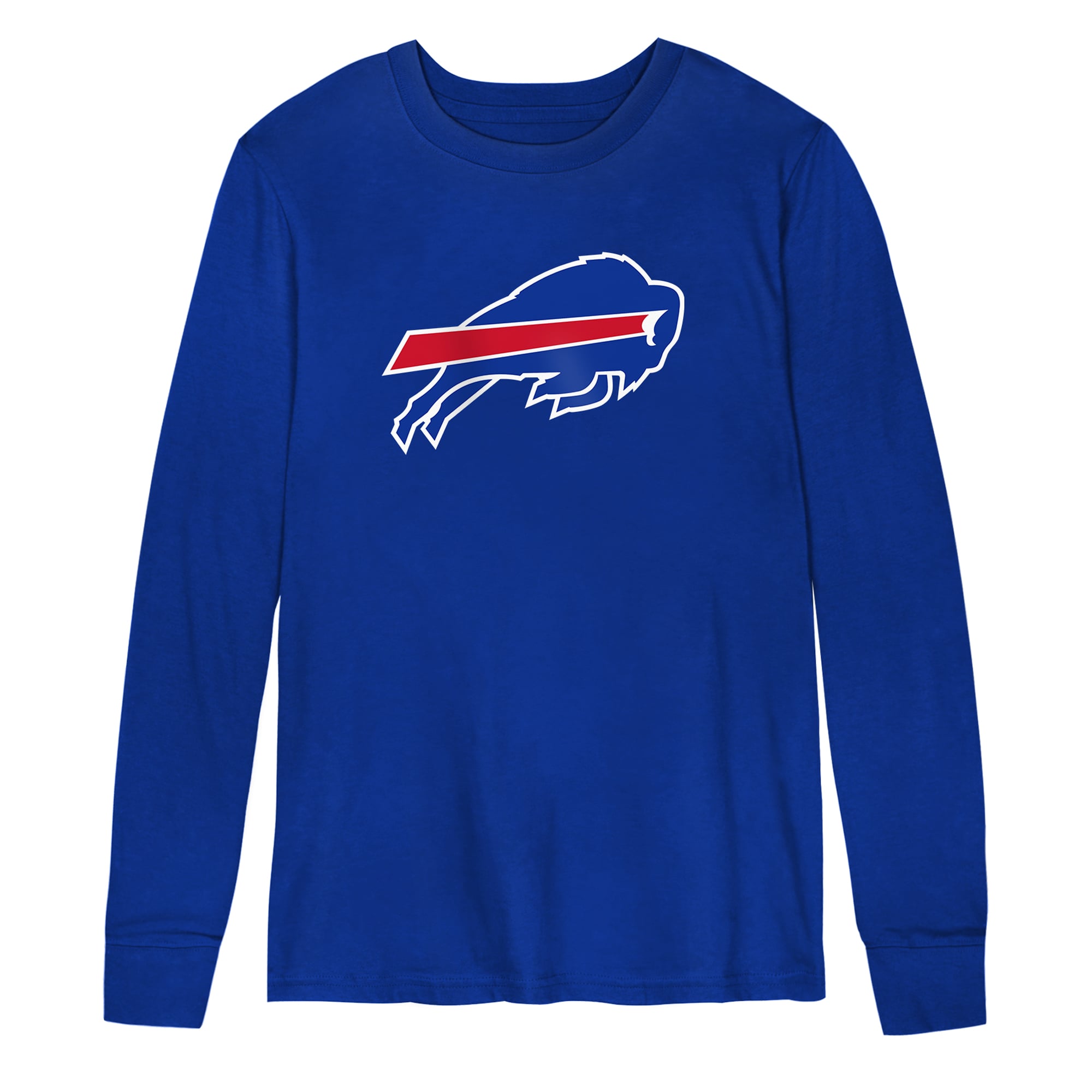 T-shirt à manches longues Outerstuff Royal Buffalo Bills pour enfants d'âge préscolaire
