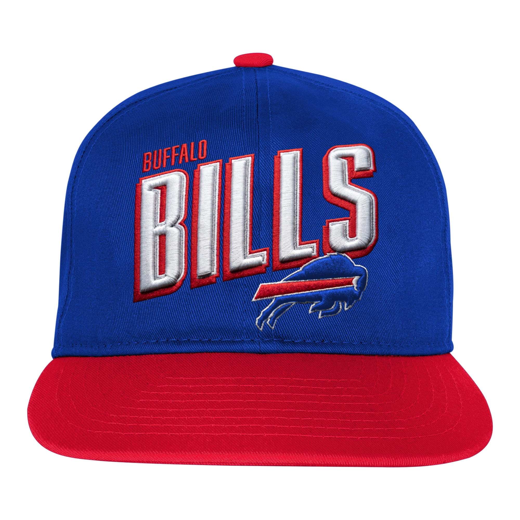 Preschool Outerstuff Royal/Red Buffalo Bills Wordmark Snapback