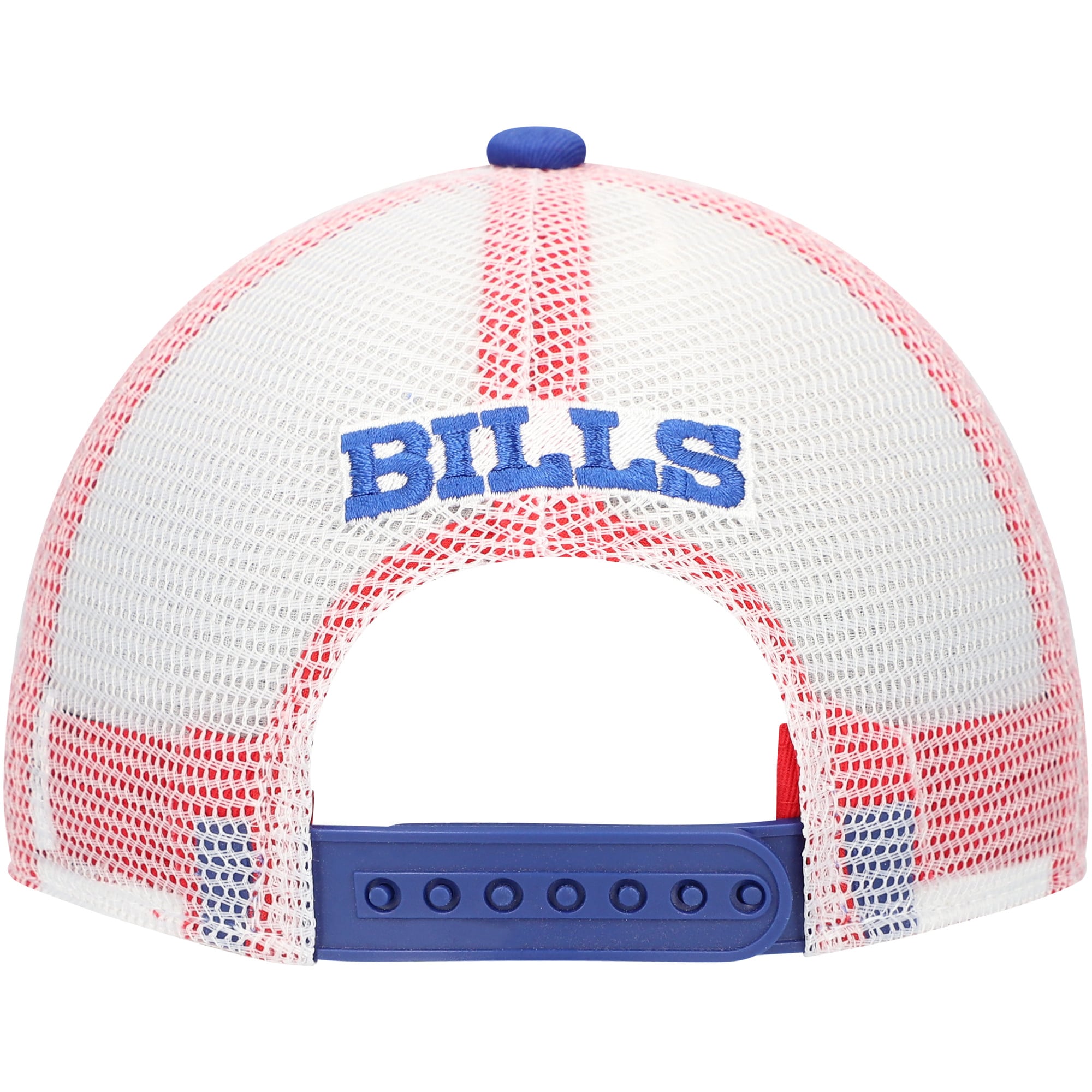 Casquette ajustable Royal/Blanc Buffalo Bills Core Lockup Trucker pour enfants d'âge préscolaire