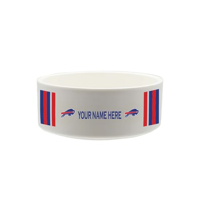 Buffalo Bills The Memory Company 35oz. Personalized Ceramic Pet Bowl