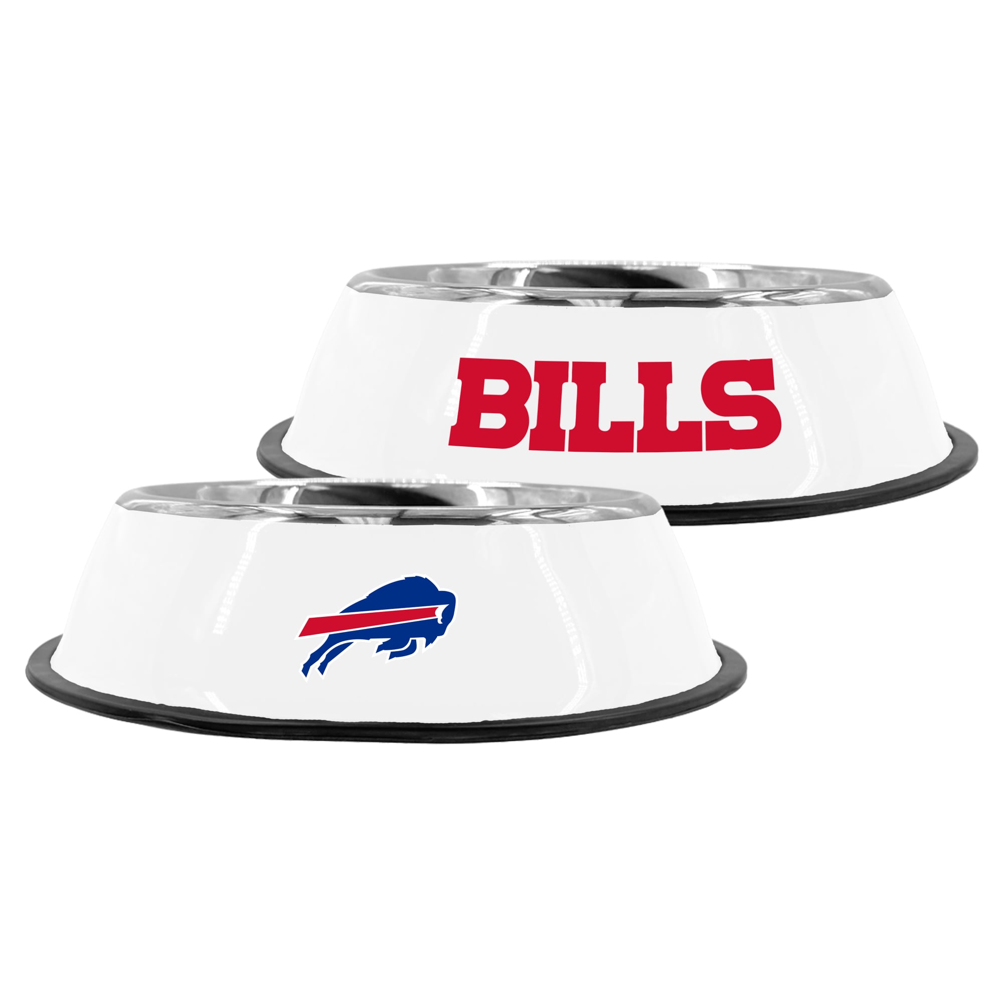 Gamelle pour animaux de compagnie Buffalo Bills 9" en acier inoxydable de The Memory Company