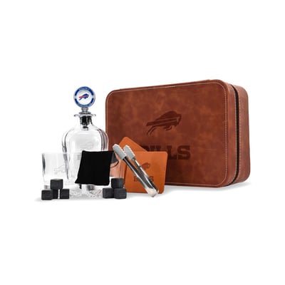 Buffalo Bills The Memory Company Decanter Set