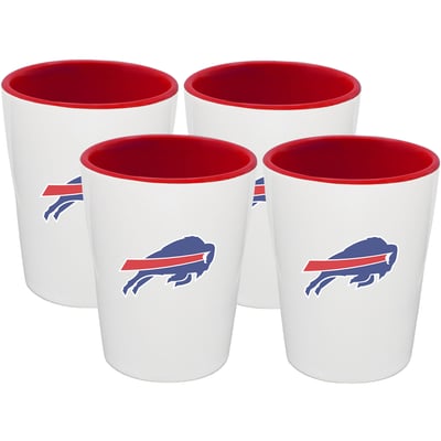 Buffalo Bills The Memory Company Four-Pack Ceramic Shot Glass Set