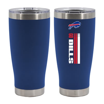 Buffalo Bills The Memory Company Let's Go 20oz. Stainless Steel Tumbler