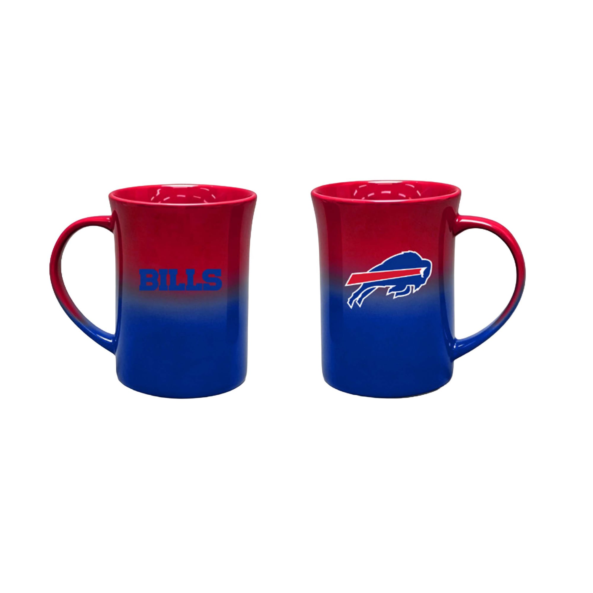 Ensemble de deux tasses en céramique ombrées de 44 cl (15 oz) Buffalo Bills de The Memory Company