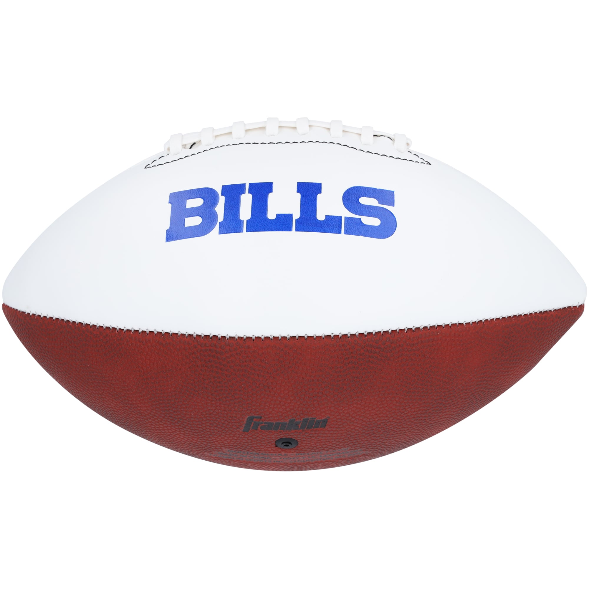 Thurman Thomas Buffalo Bills Autographed Franklin White Panel Football with "HOF 07" Inscription
