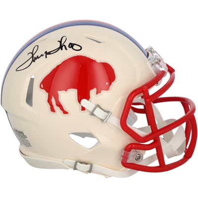 Thurman Thomas Buffalo Bills Autographed Fanatics Authentic Riddell Retro Speed Mini Helmet