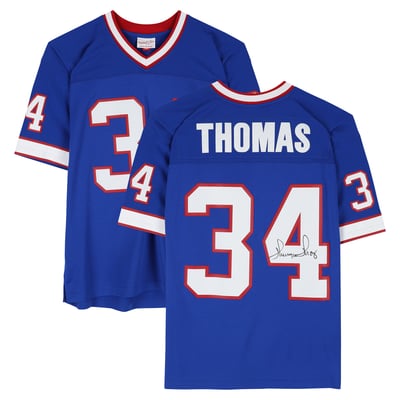 Thurman Thomas Buffalo Bills Autographed Fanatics Authentic Royal Mitchell & Ness Legacy Jersey 