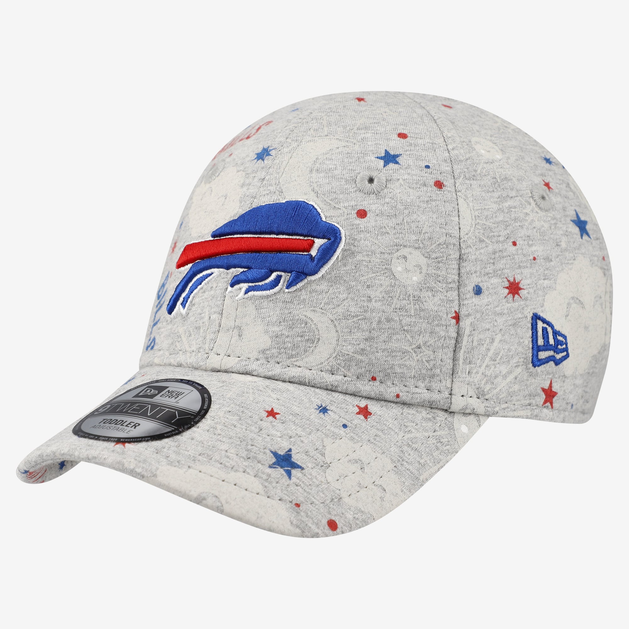 Casquette ajustable New Era 9TWENTY pour tout-petit, gris chiné, Buffalo Bills Sky