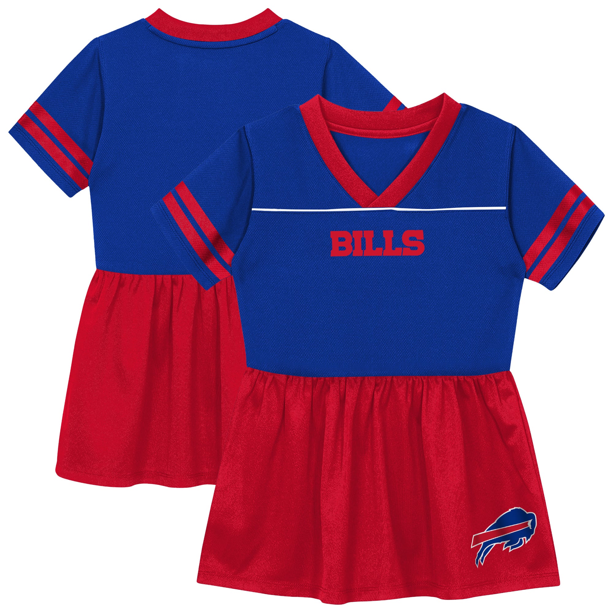 Robe de football pour tout-petit Outerstuff Royal Buffalo Bills Stadium Lights à col en V