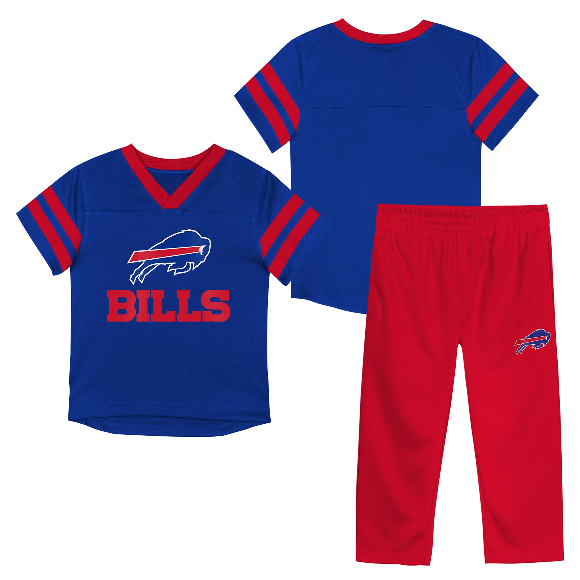 Toddler Outerstuff Royal/Red Buffalo Bills Red Zone Jersey Top & Pants Set