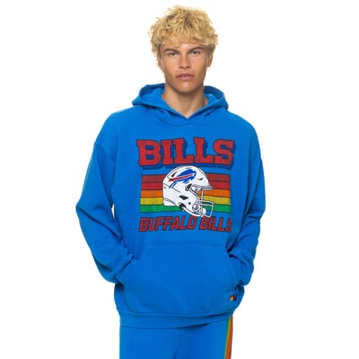 Buffalo Bills Aviator Nation Unisex Relaxed Tri-Blend Hoodie - Royal