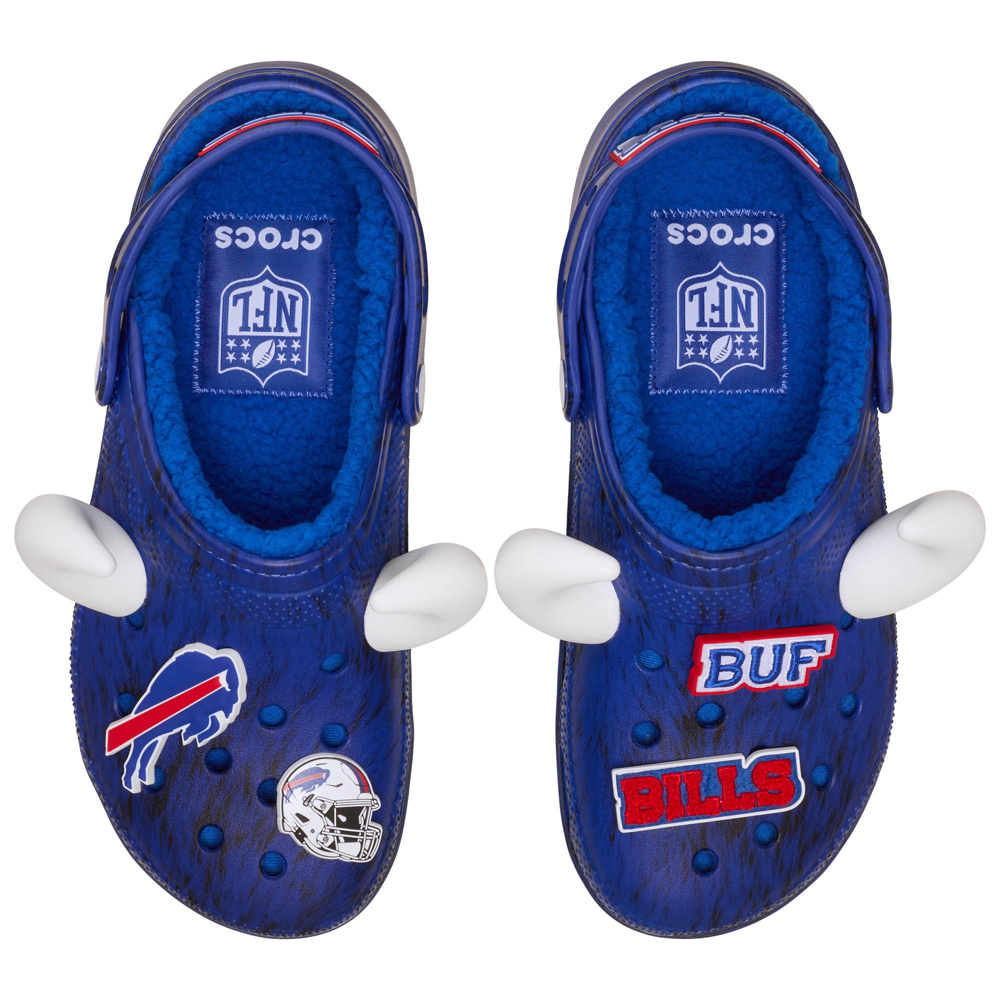 Unisex Crocs Buffalo Bills Classic Lined Clog