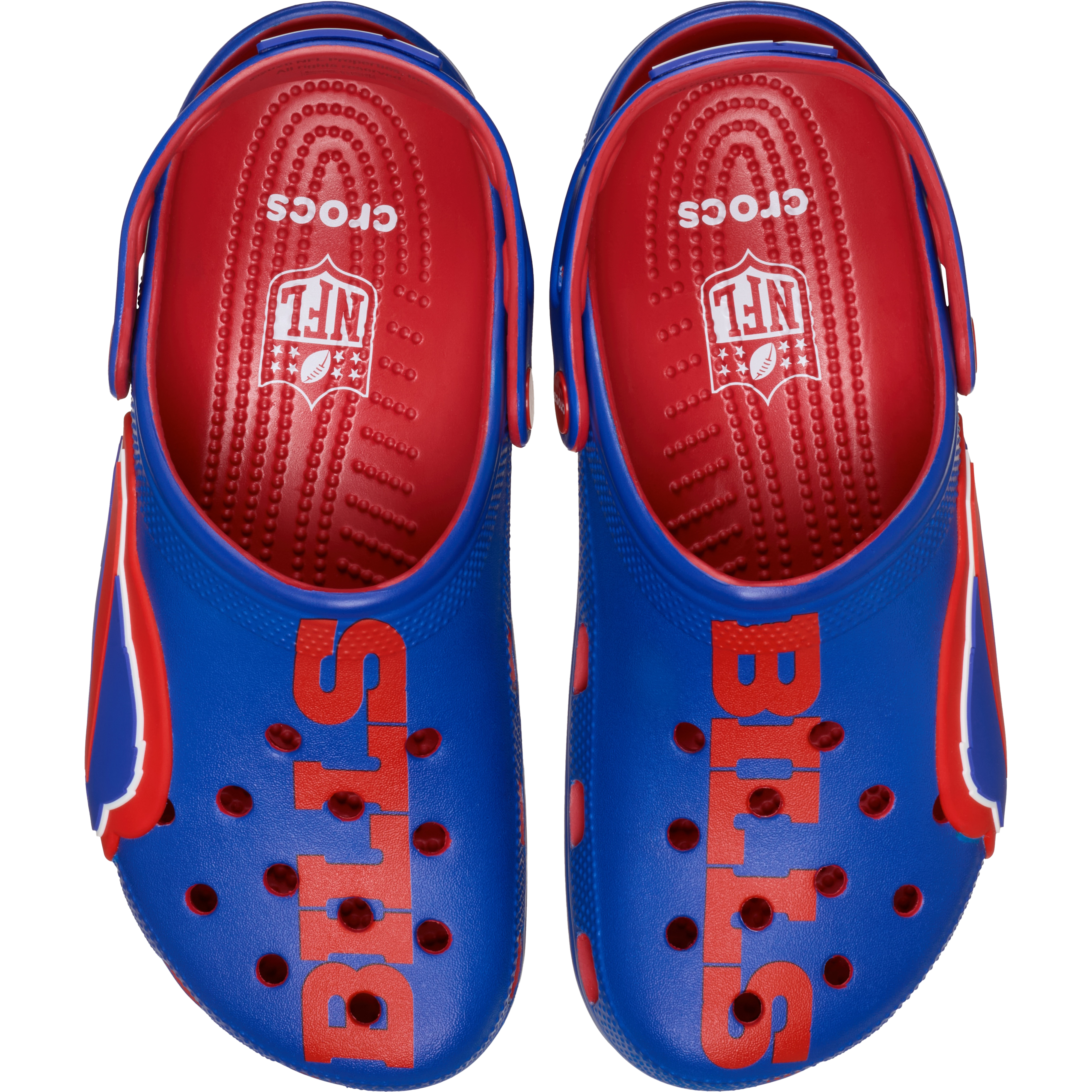 Unisex Crocs Royal Buffalo Bills Classic Clog